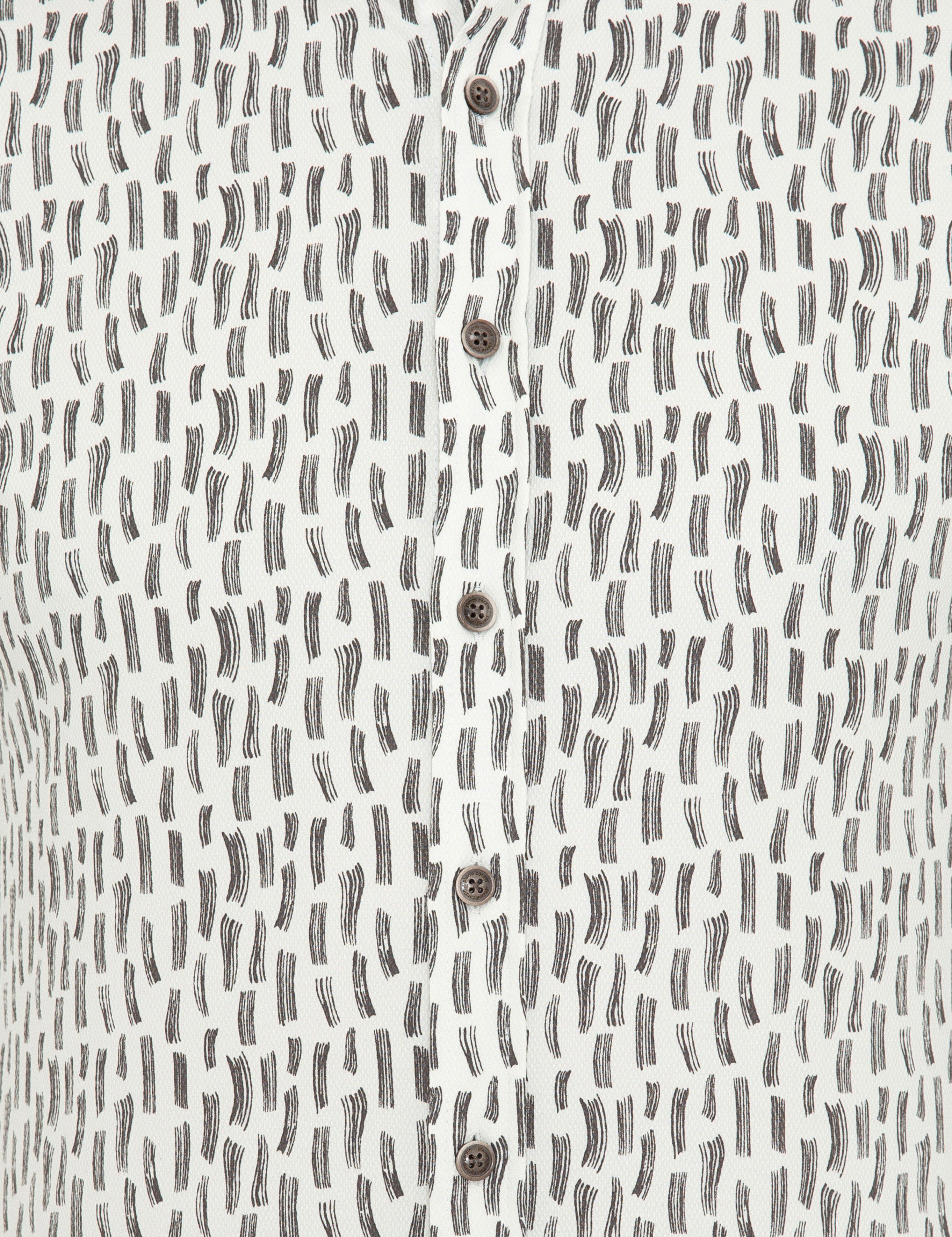 Gri Slim Fit Uzun Kollu Gömlek