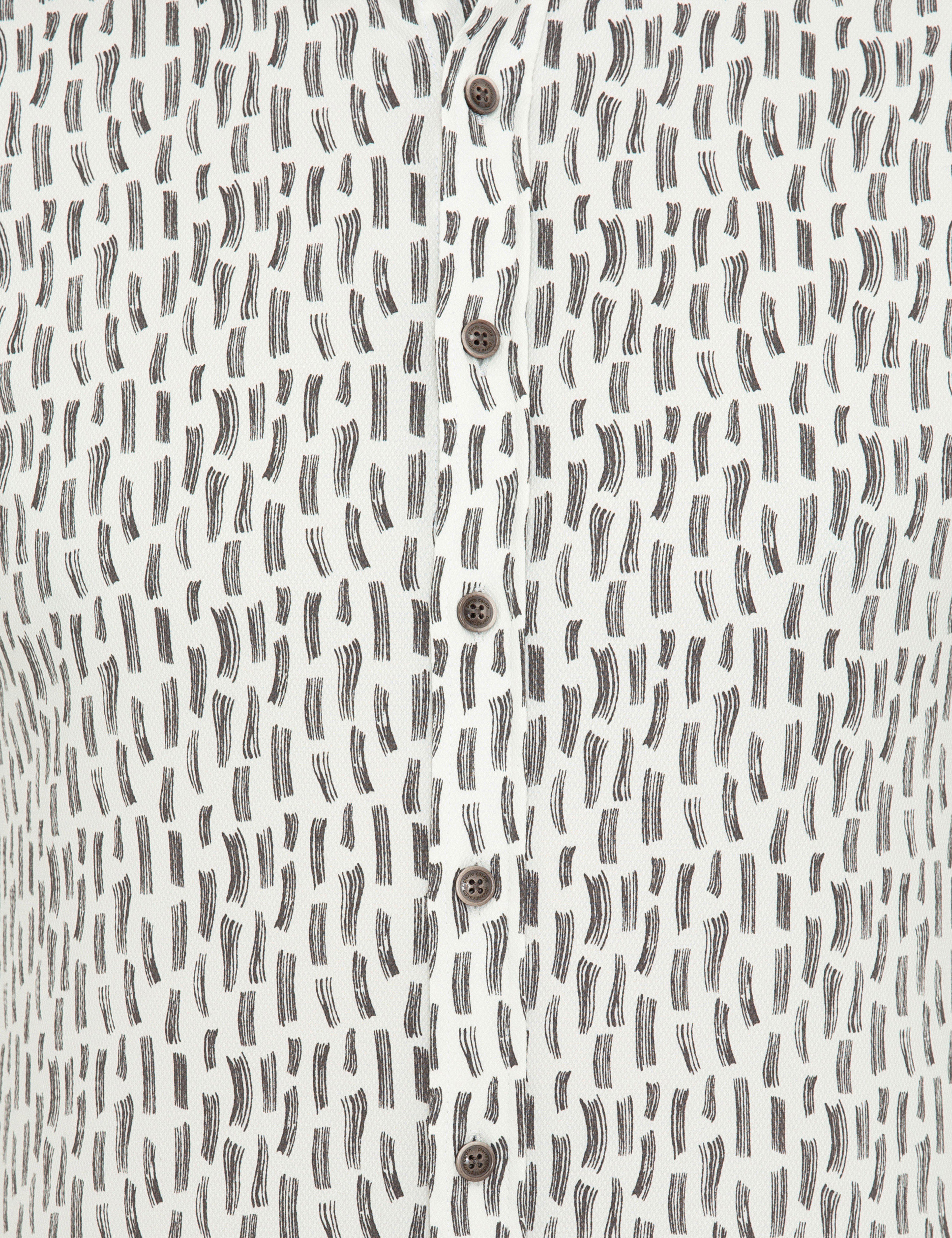 Gri Slim Fit Uzun Kollu Gömlek - Image 5