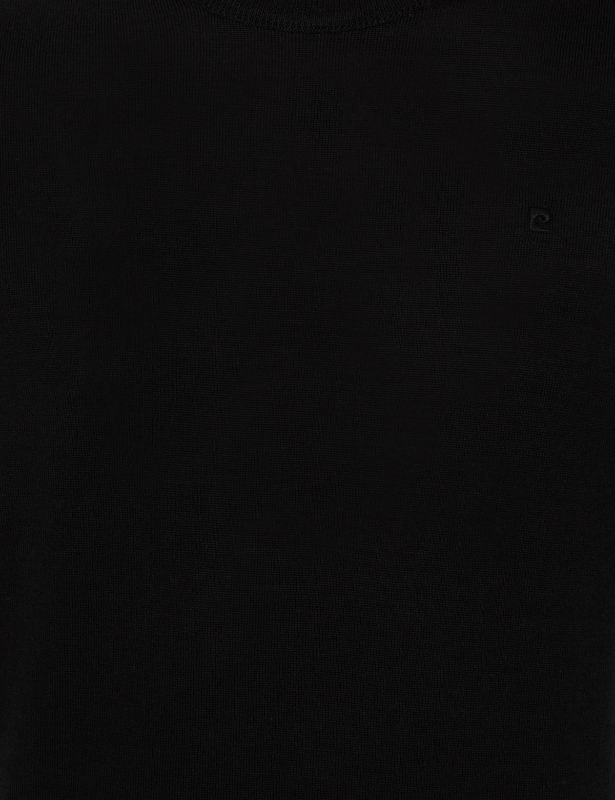 Siyah Regular Fit Basic Triko Kazak - 50237703008