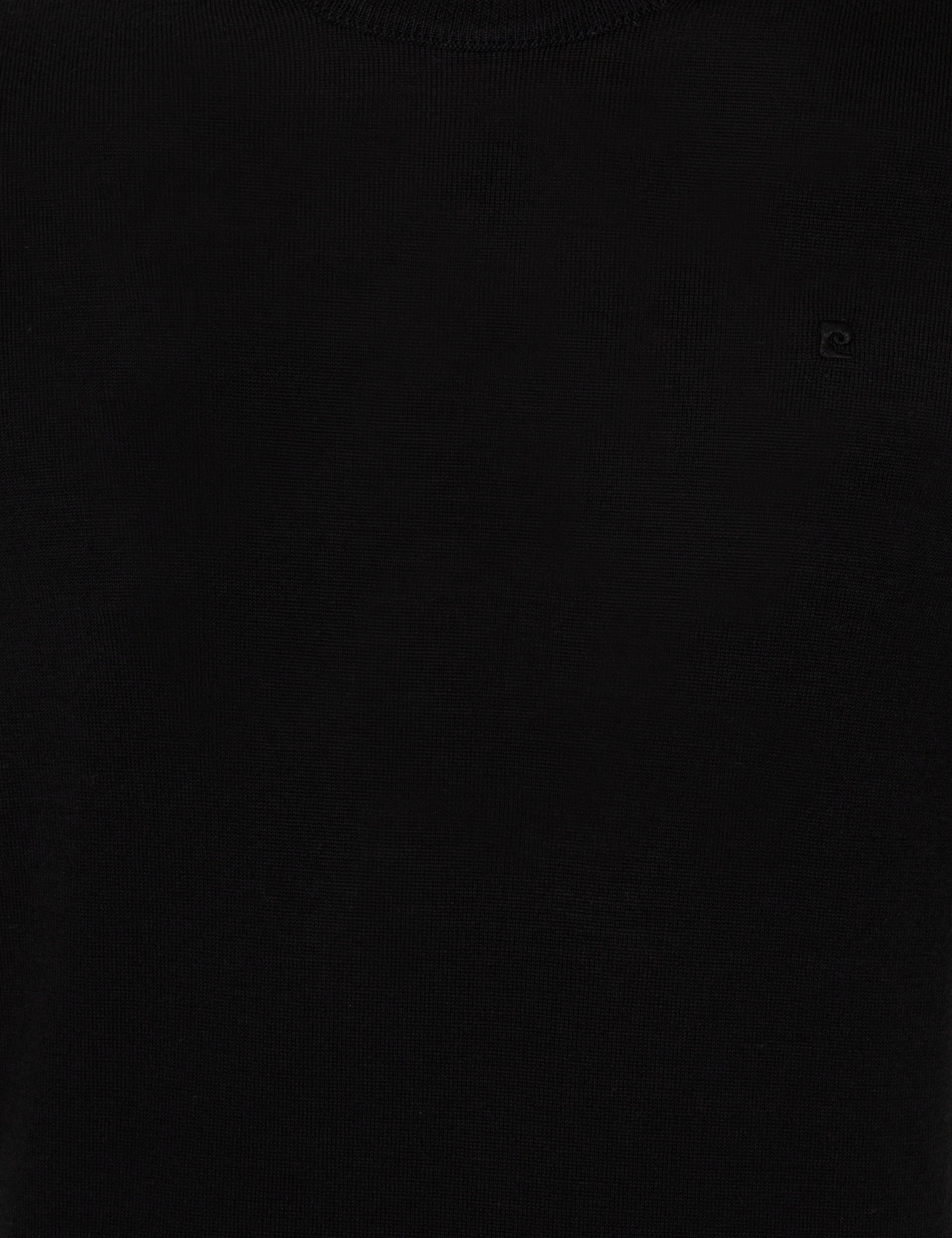 Siyah Regular Fit Basic Triko Kazak