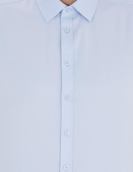 Açık Mavi Slim Fit Uzun Kollu Klasik Gömlek - 50207628033