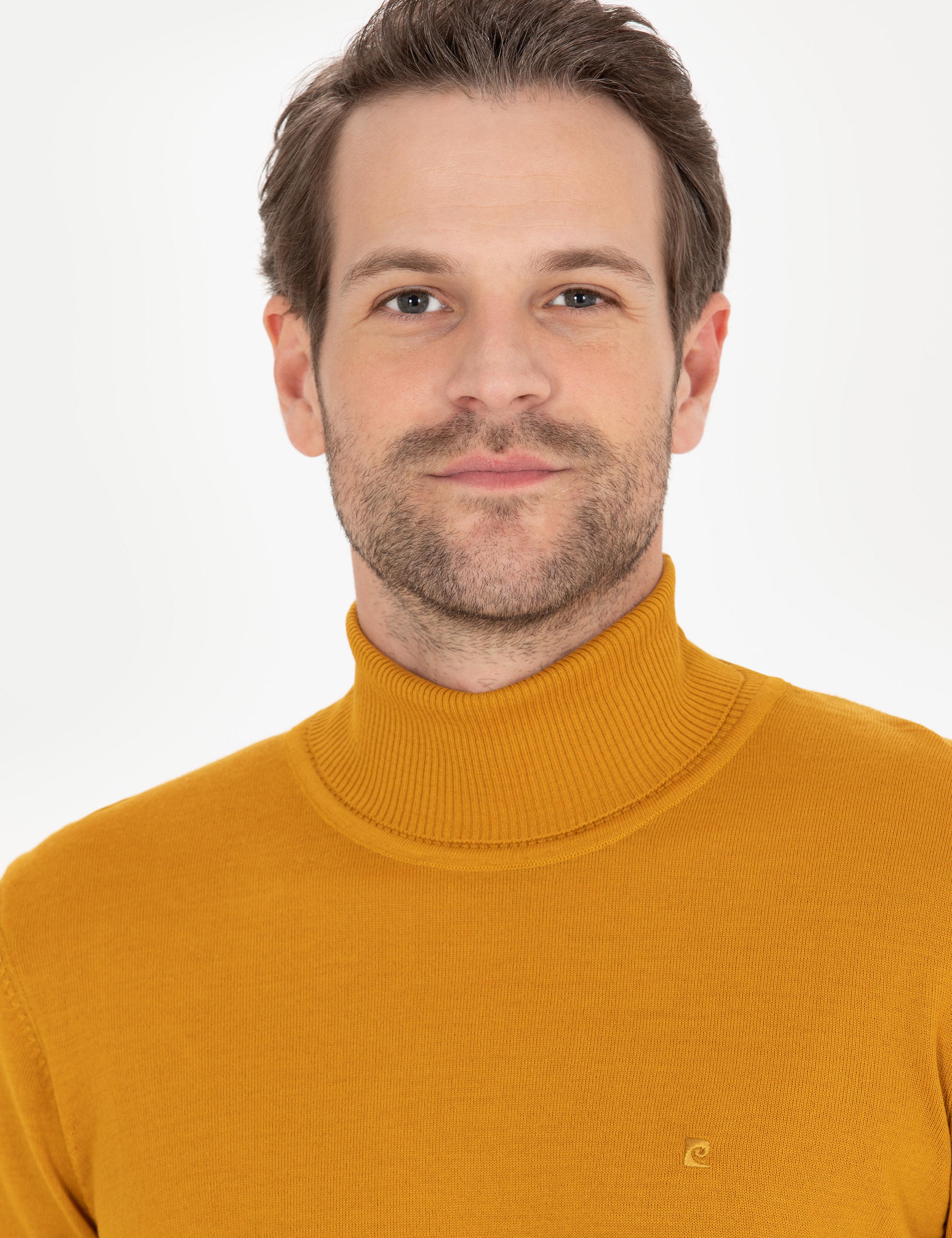 Safran Slim Fit Balıkçı Yaka Yün Karışımlı Basic Triko Kazak