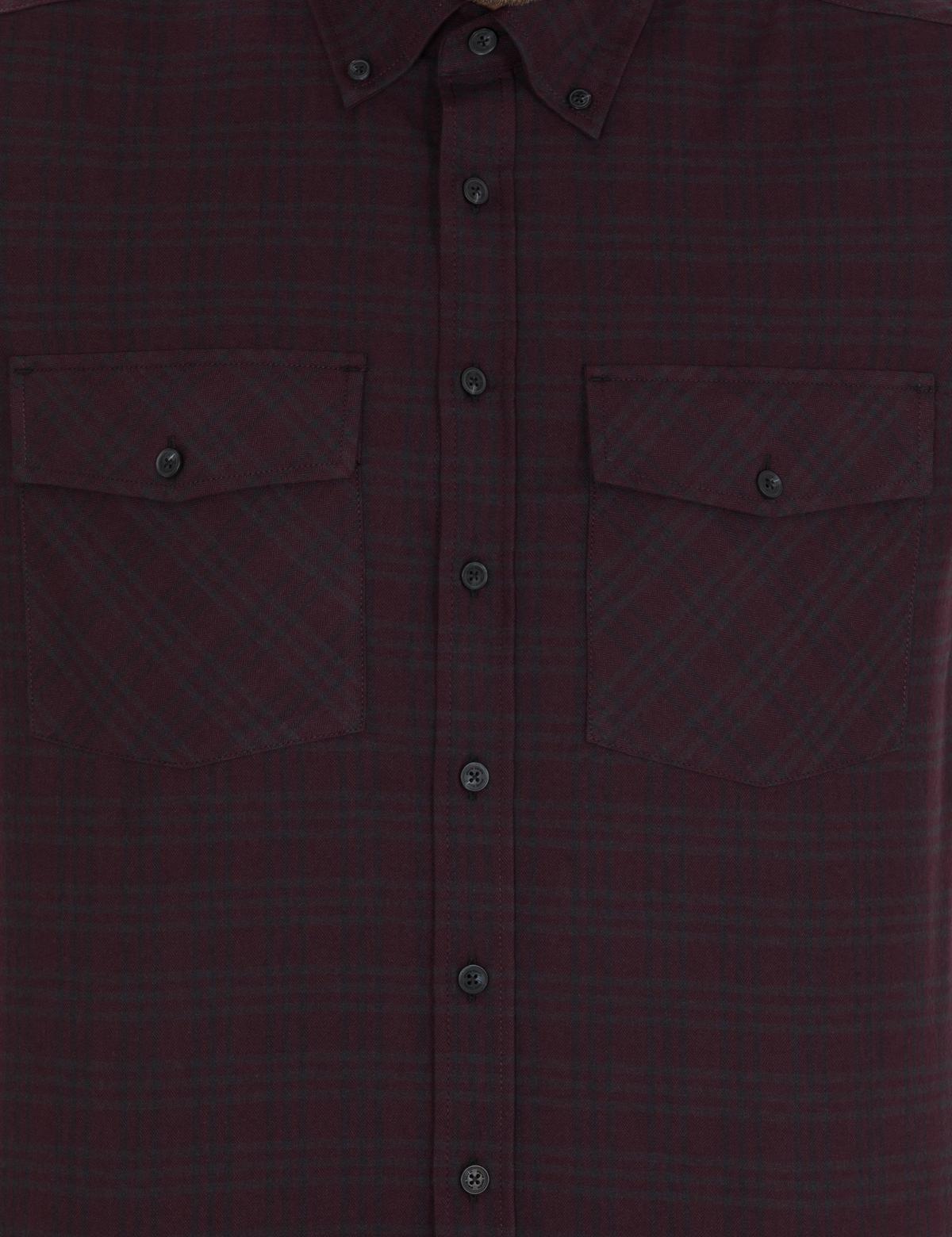 Bordo Regular Fit Uzun Kollu Gömlek - 50259515001