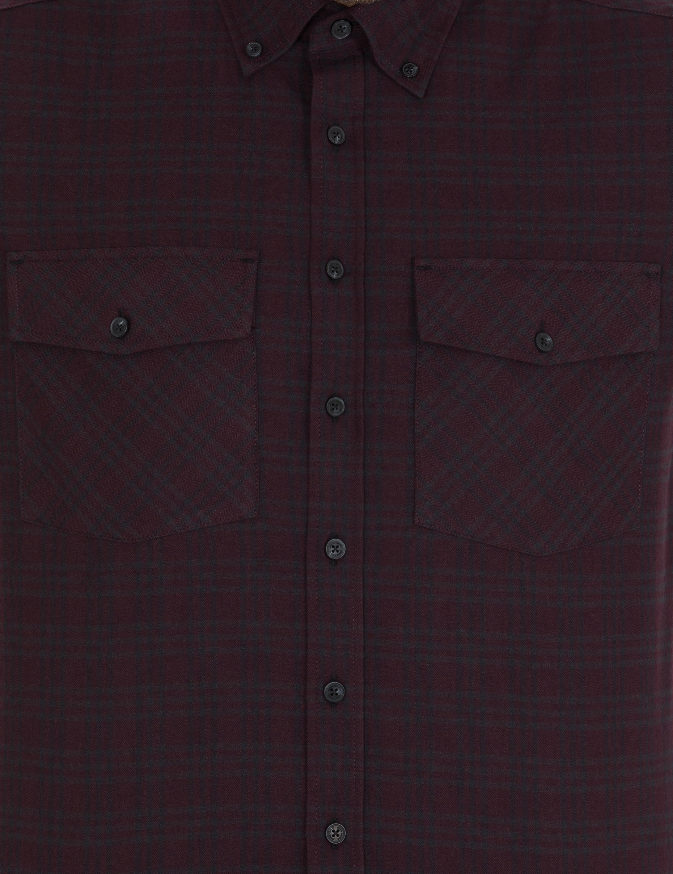 Bordo Regular Fit Uzun Kollu Gömlek - Image 6