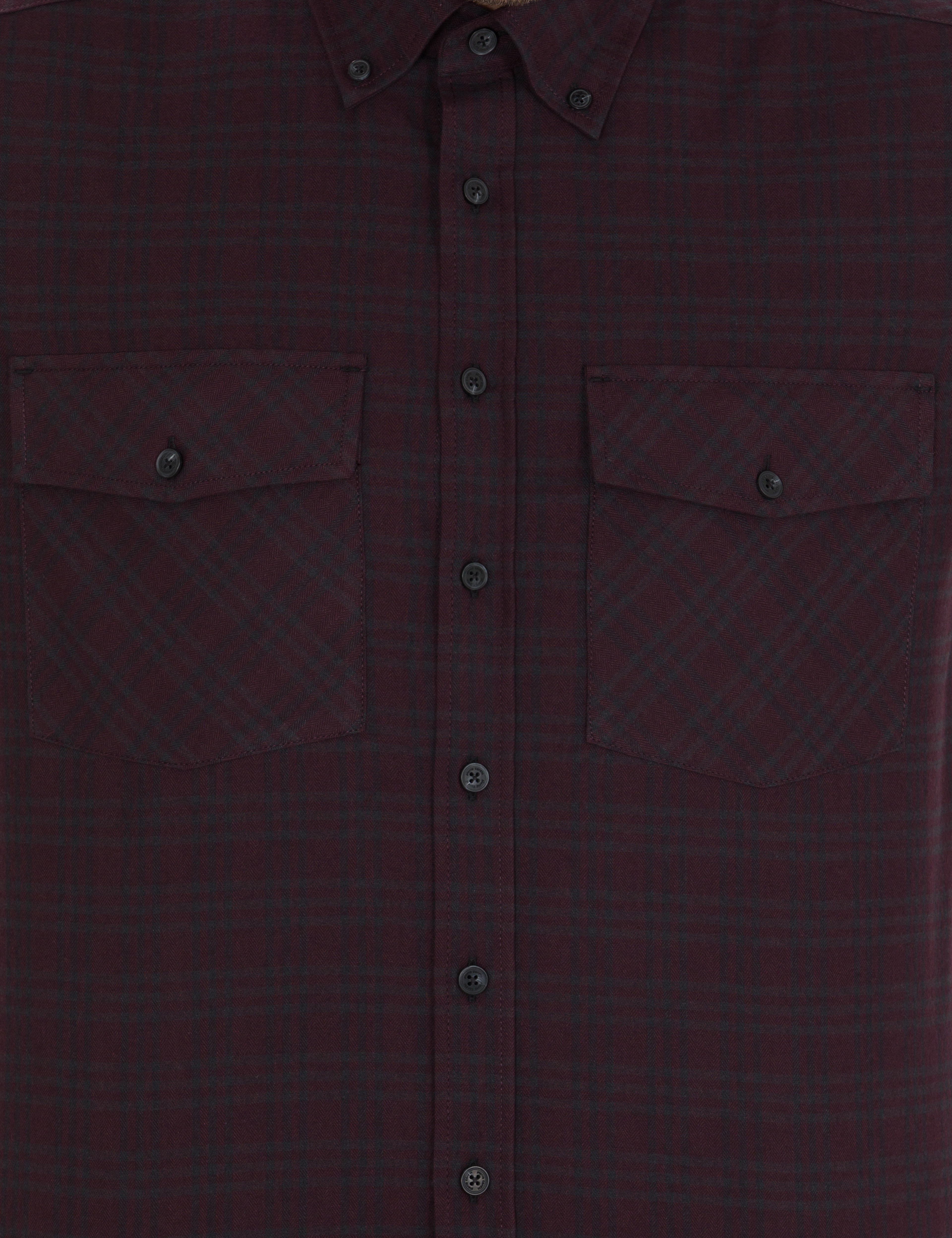 Bordo Regular Fit Uzun Kollu Gömlek