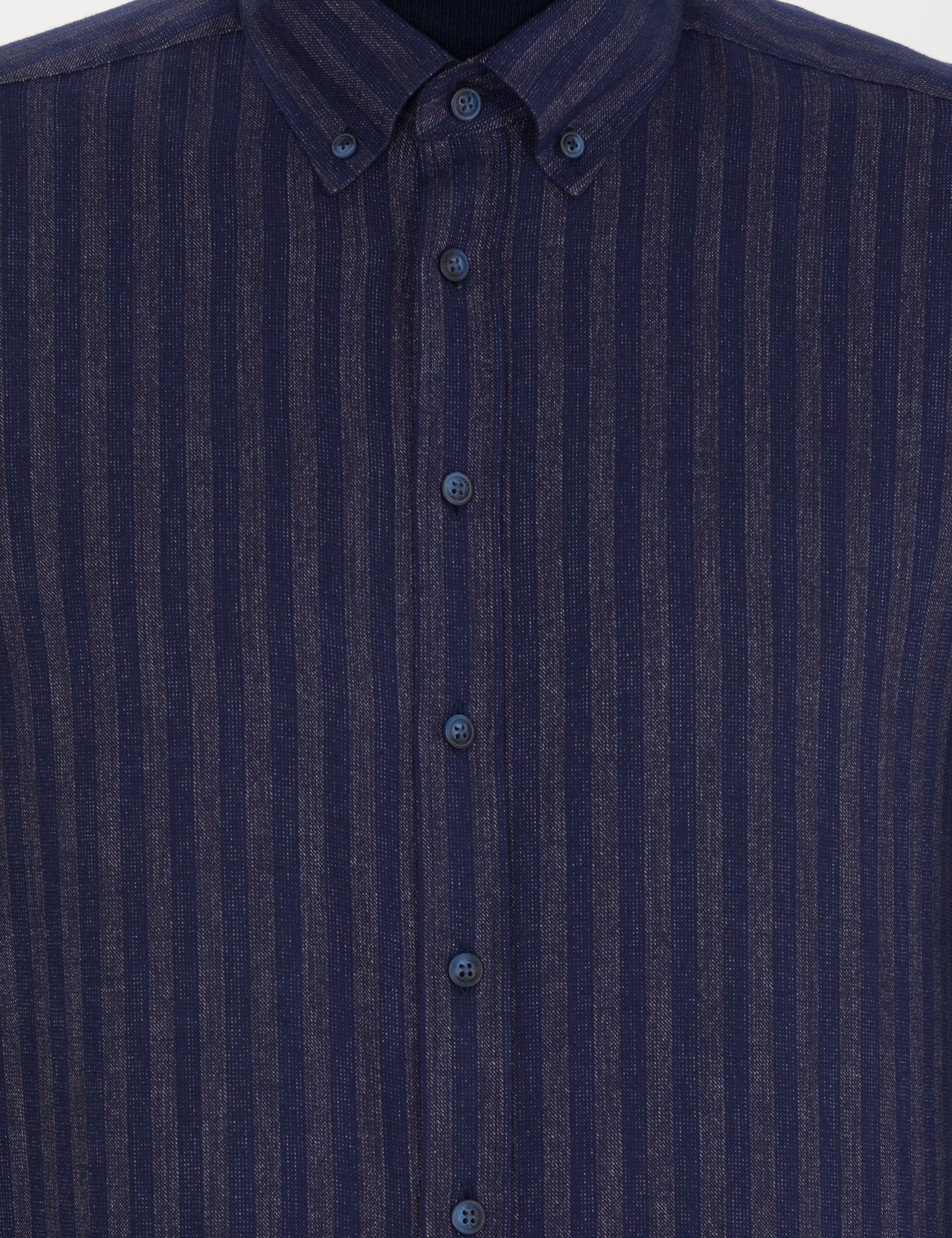 Pierre Cardin Lacivert Slim Fit Uzun Kollu Gömlek görsel 6
