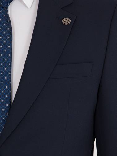 Lacivert Slim Fit Takım Elbise