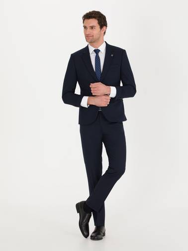 Lacivert Slim Fit Takım Elbise