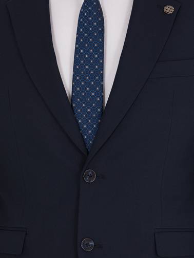 Lacivert Slim Fit Takım Elbise
