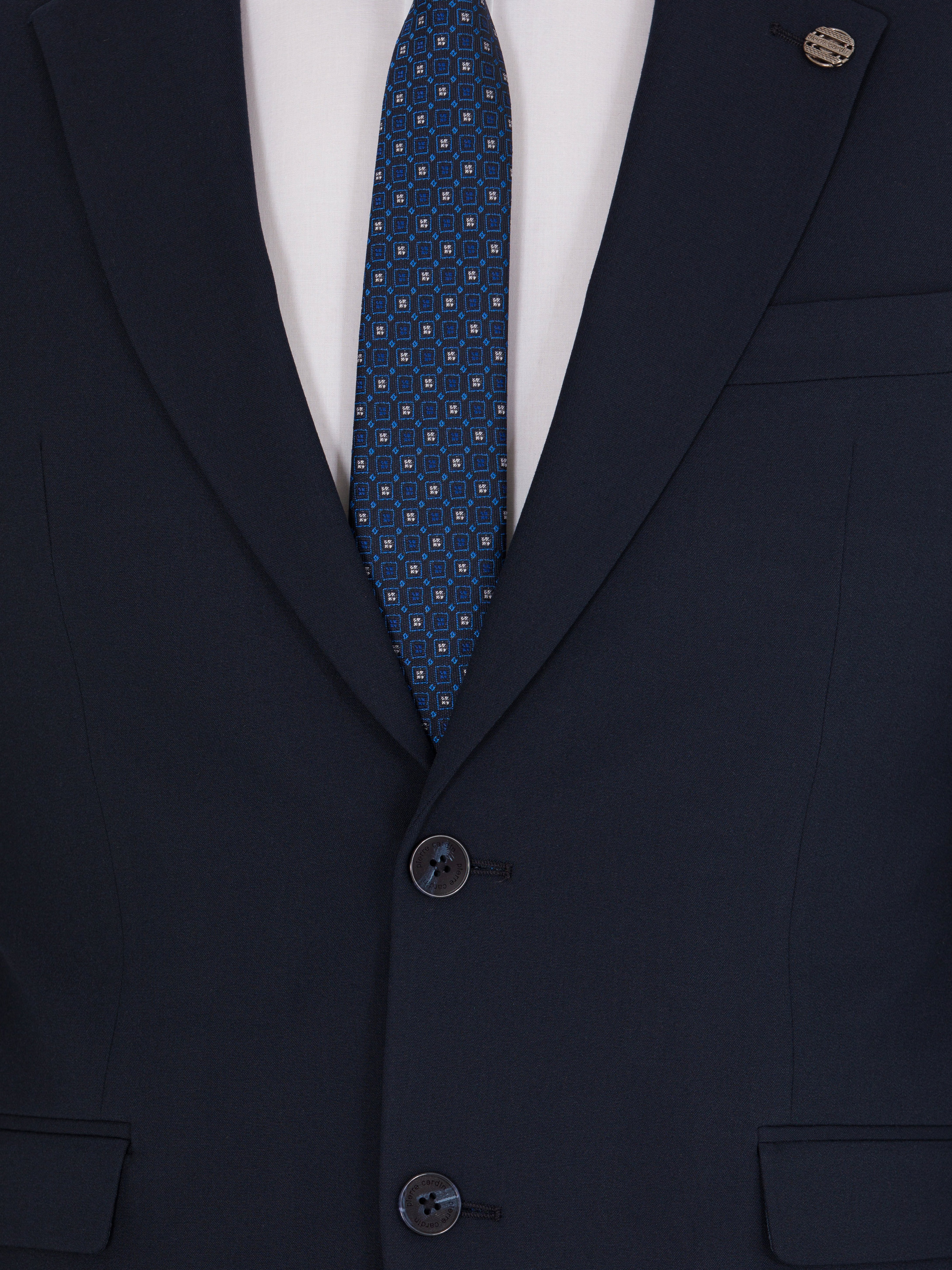 Lacivert Slim Fit Takım Elbise - Image 5