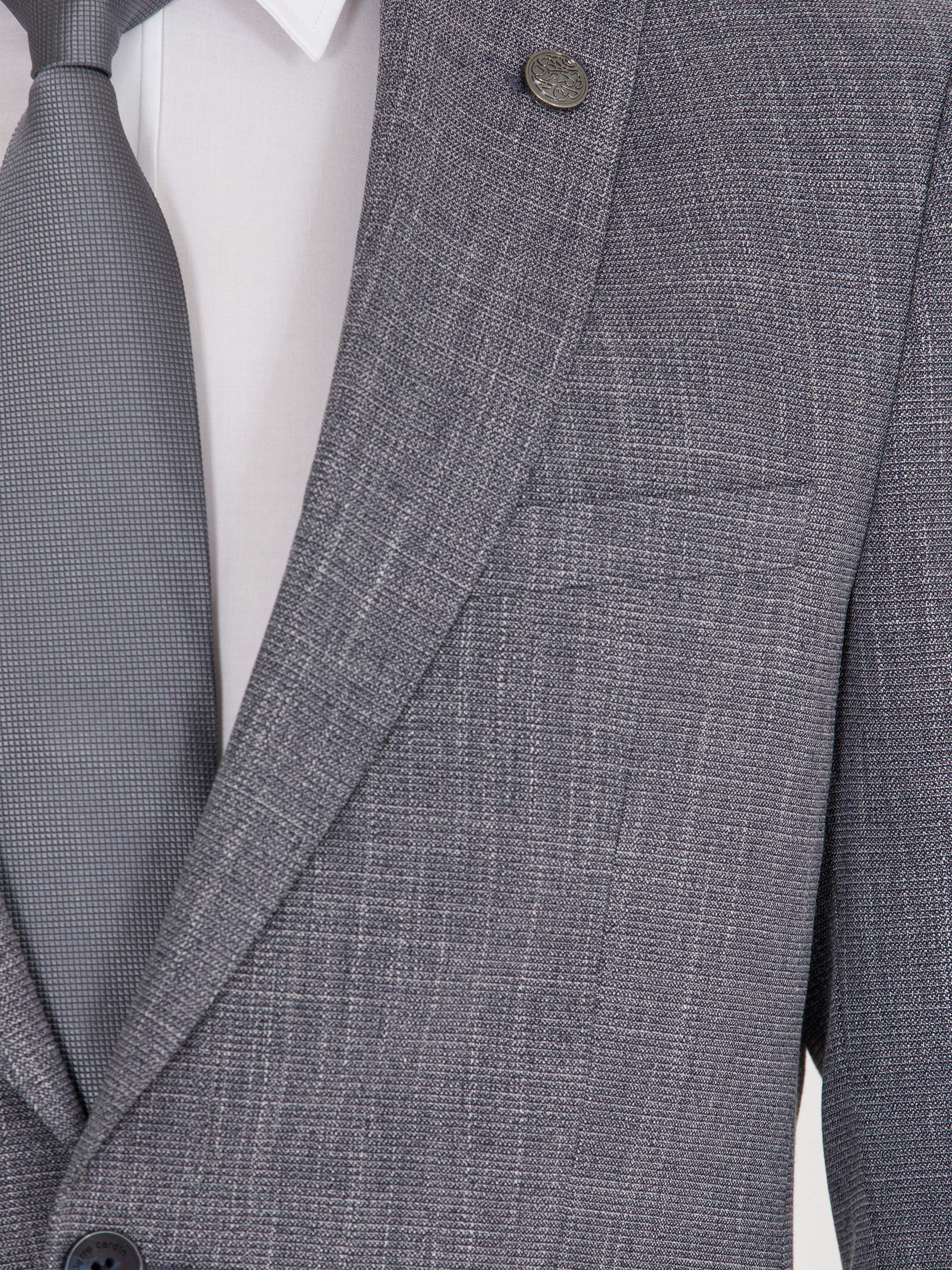 Lacivert Ekstra Slim Fit Takım Elbise - Image 6