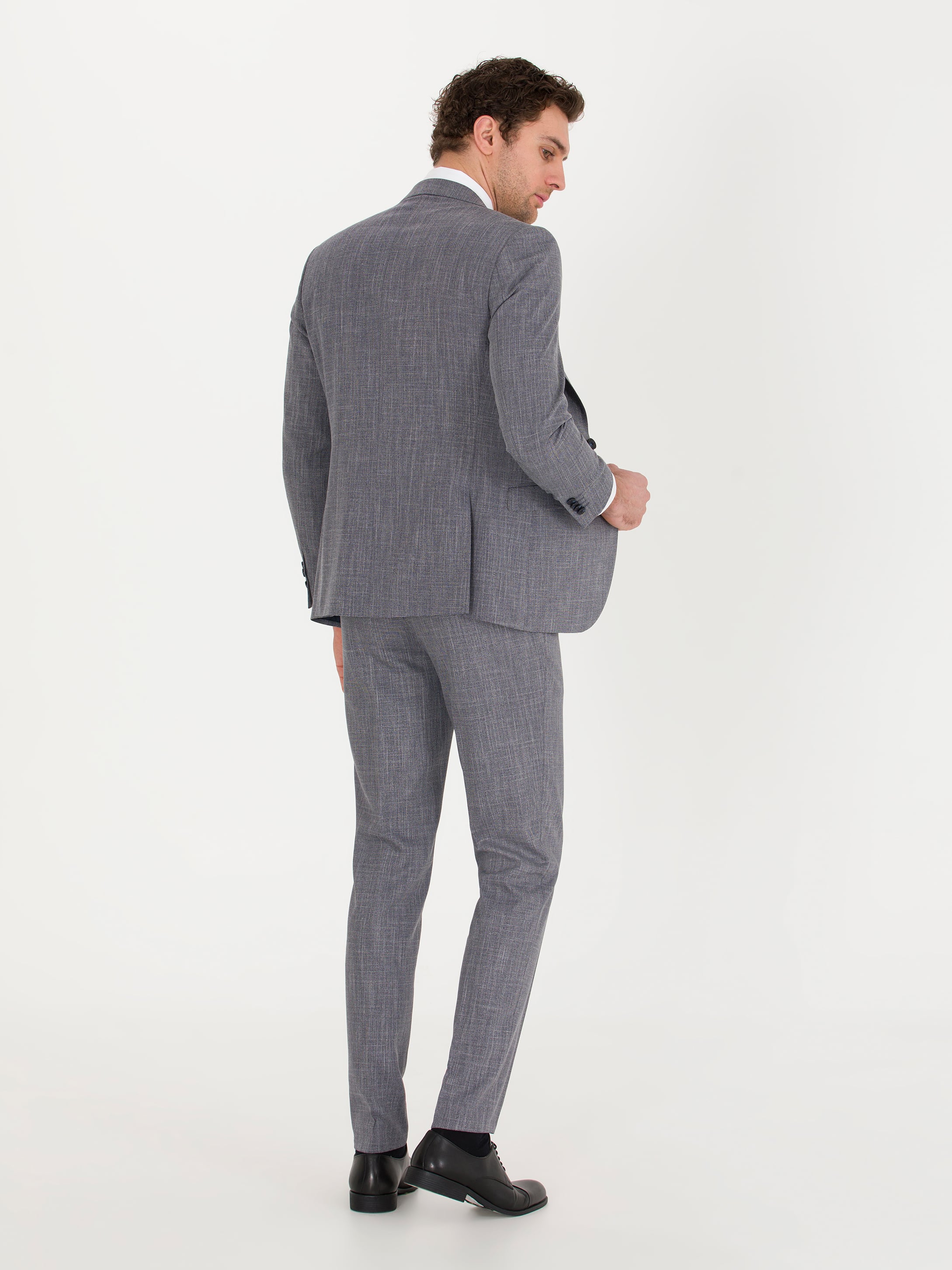 Lacivert Ekstra Slim Fit Takım Elbise