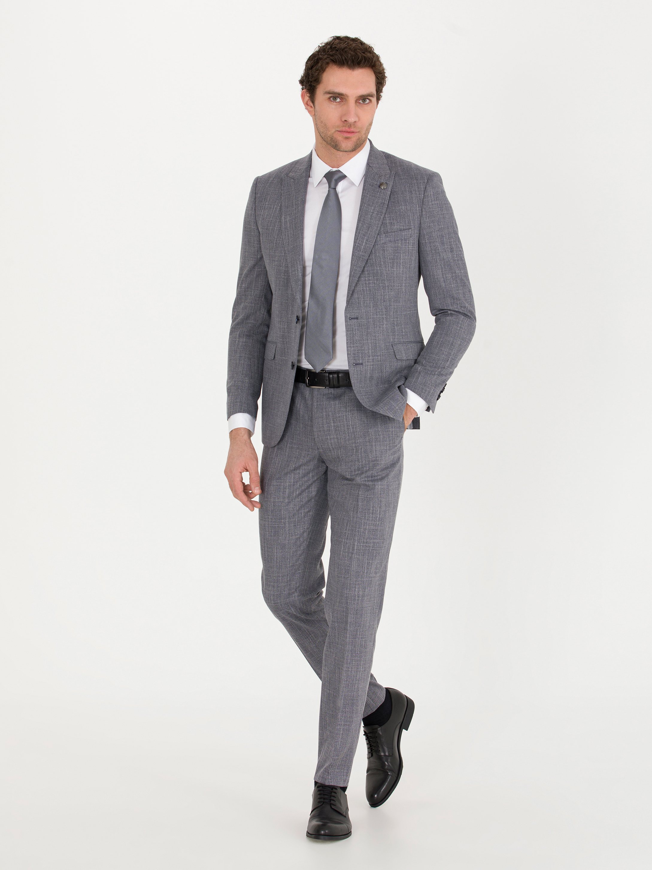 Lacivert Ekstra Slim Fit Takım Elbise