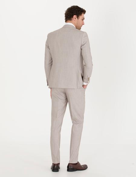 Açık Kahverengi Ekstra Slim Fit Takım Elbise - 50270129014