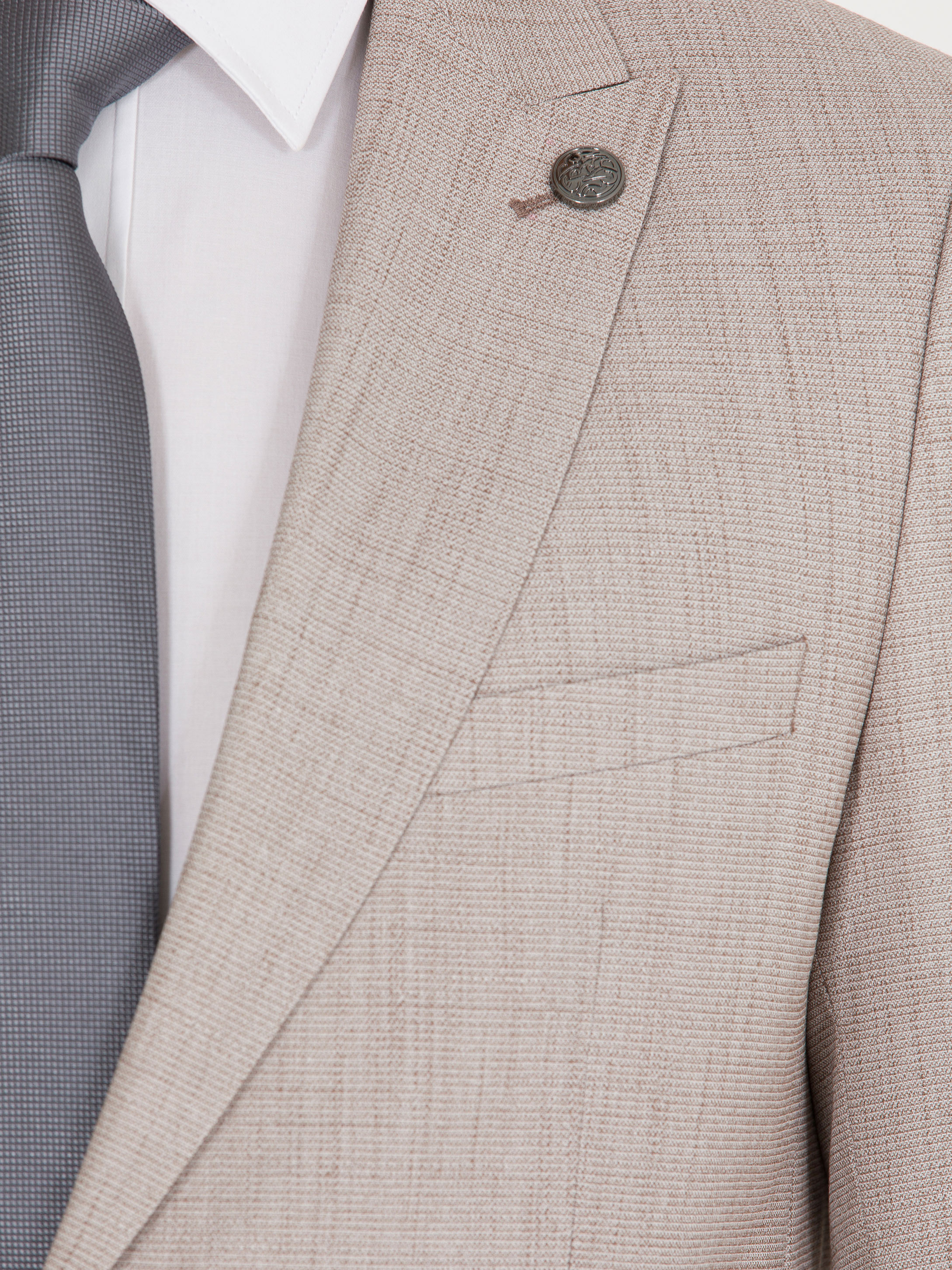 Açık Kahverengi Ekstra Slim Fit Takım Elbise