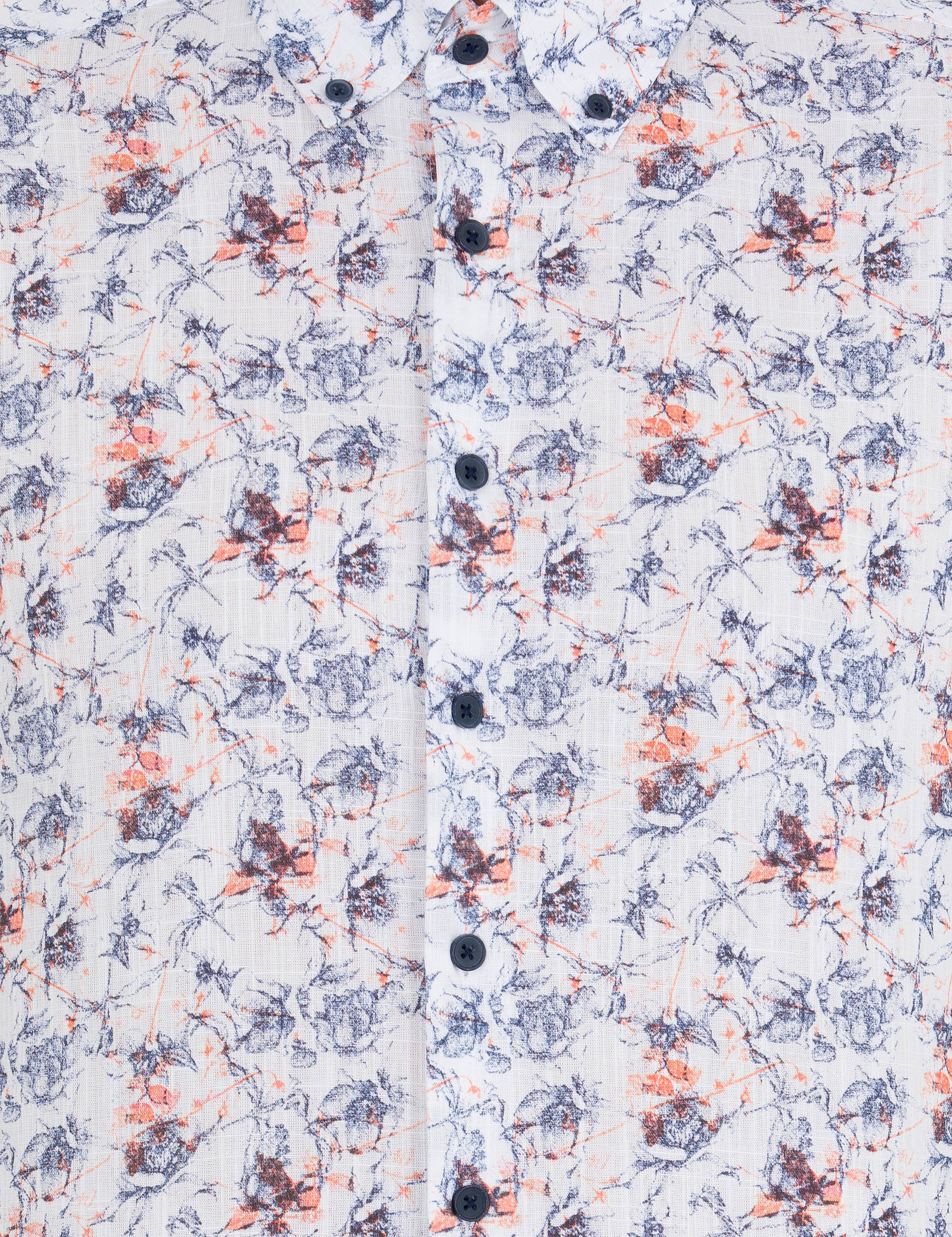 Lacivert Slim Fit Uzun Kollu Gömlek