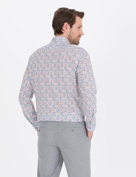 Pembe Regular Fit Uzun Kollu Gömlek - 50265040023