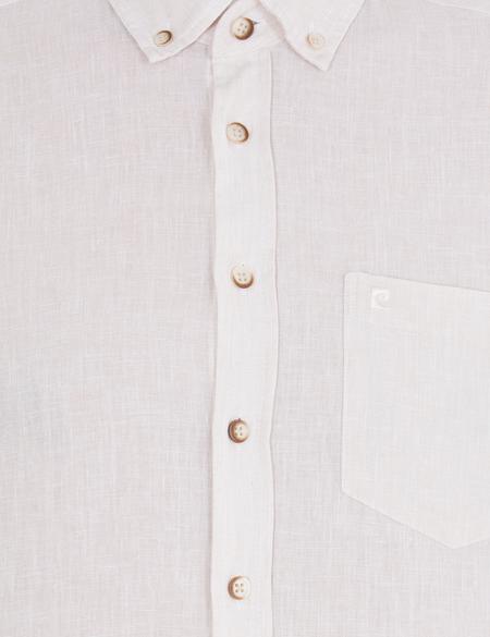 Bej Regular Fit Kısa Kollu Gömlek - 50265118042