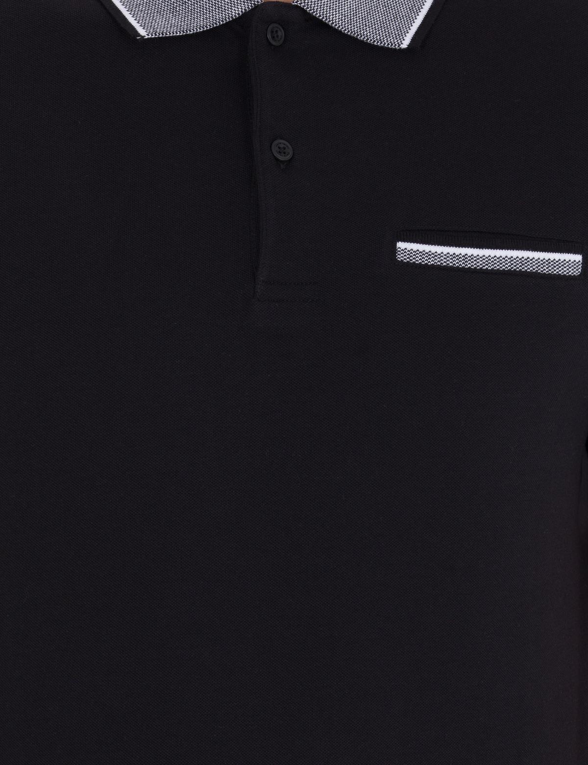 Siyah Regular Fit Polo Yaka Cepli Tişört - 50254170023