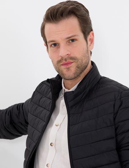 Siyah Kapitone Mont - 50262451012