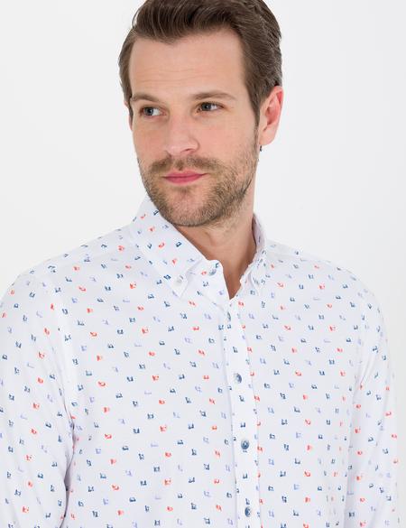 Tarçın Slim Fit Uzun Kollu Gömlek - 50265077036