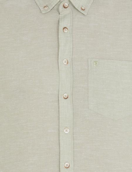 Haki Regular Fit Kısa Kollu Gömlek - 50265118082