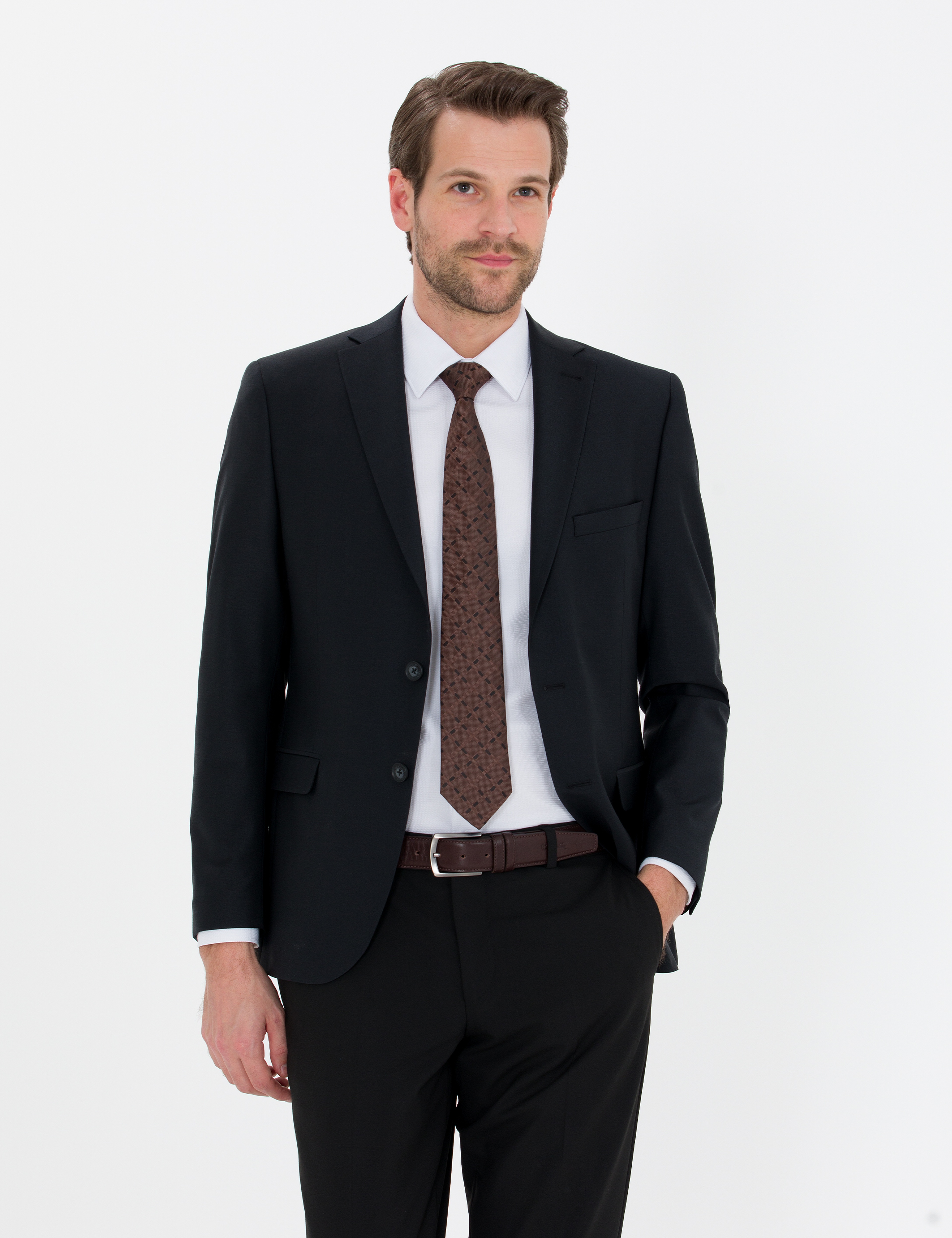 Siyah Slim Fit Ceket
