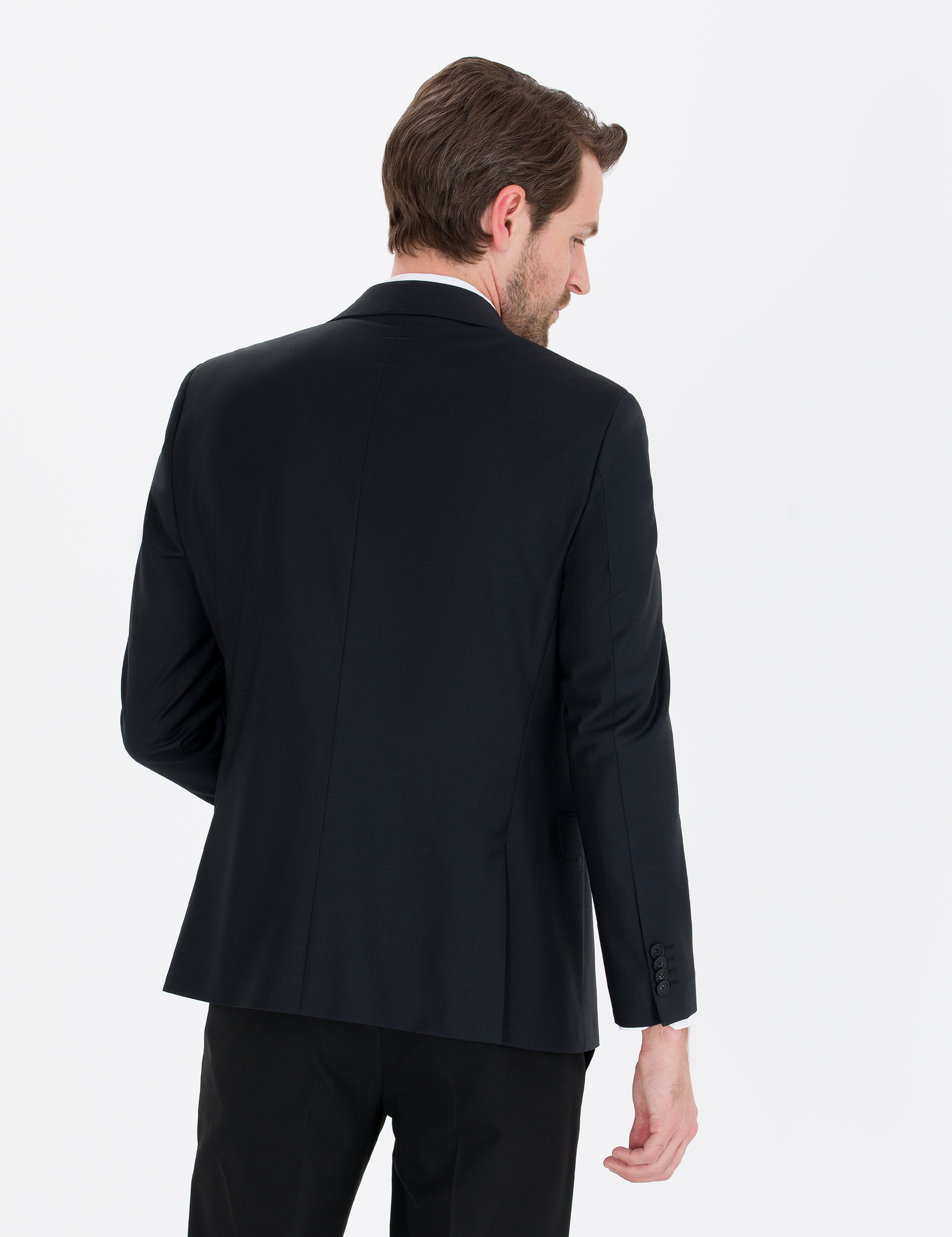 Siyah Slim Fit Ceket