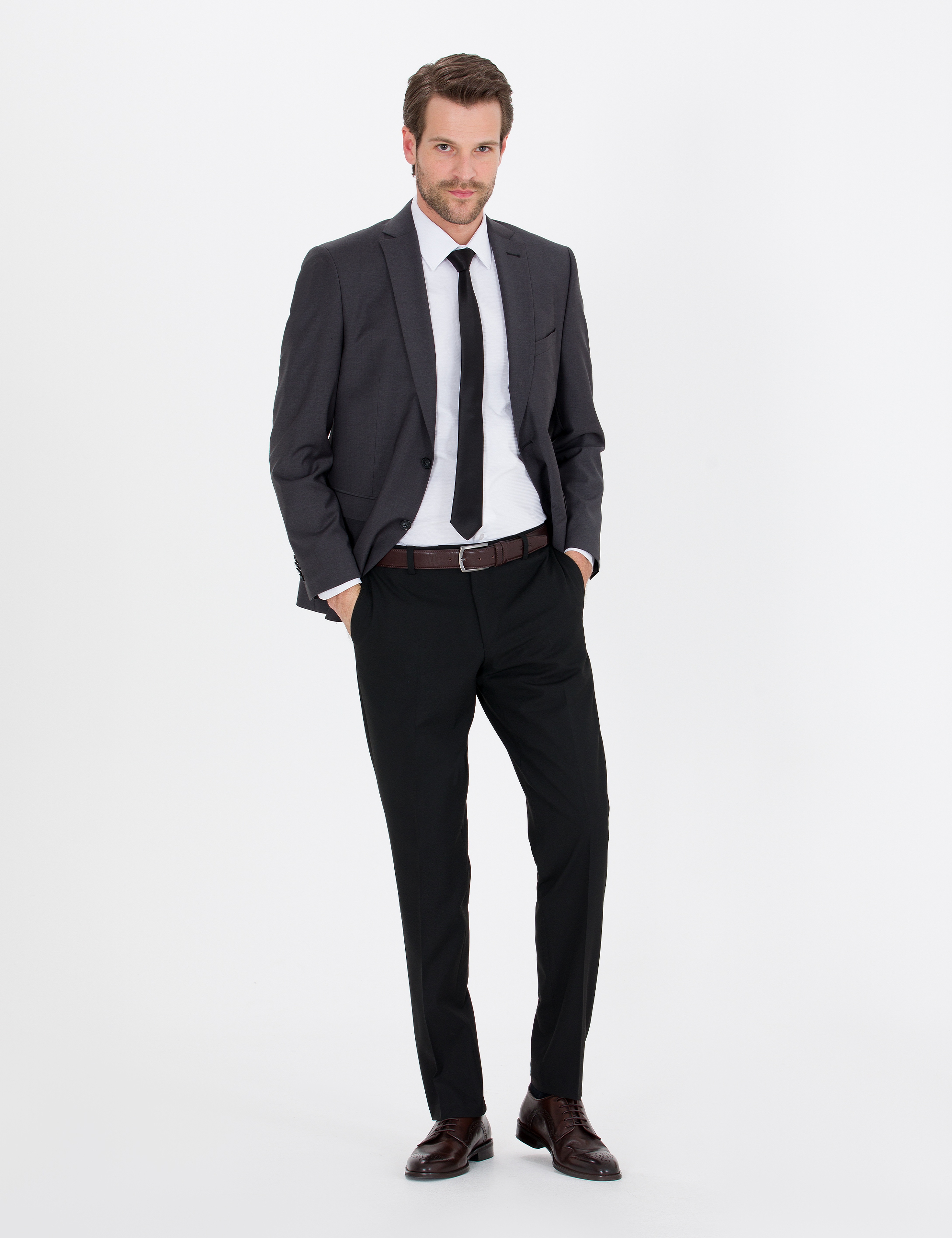 Füme Slim Fit Ceket - Image 4