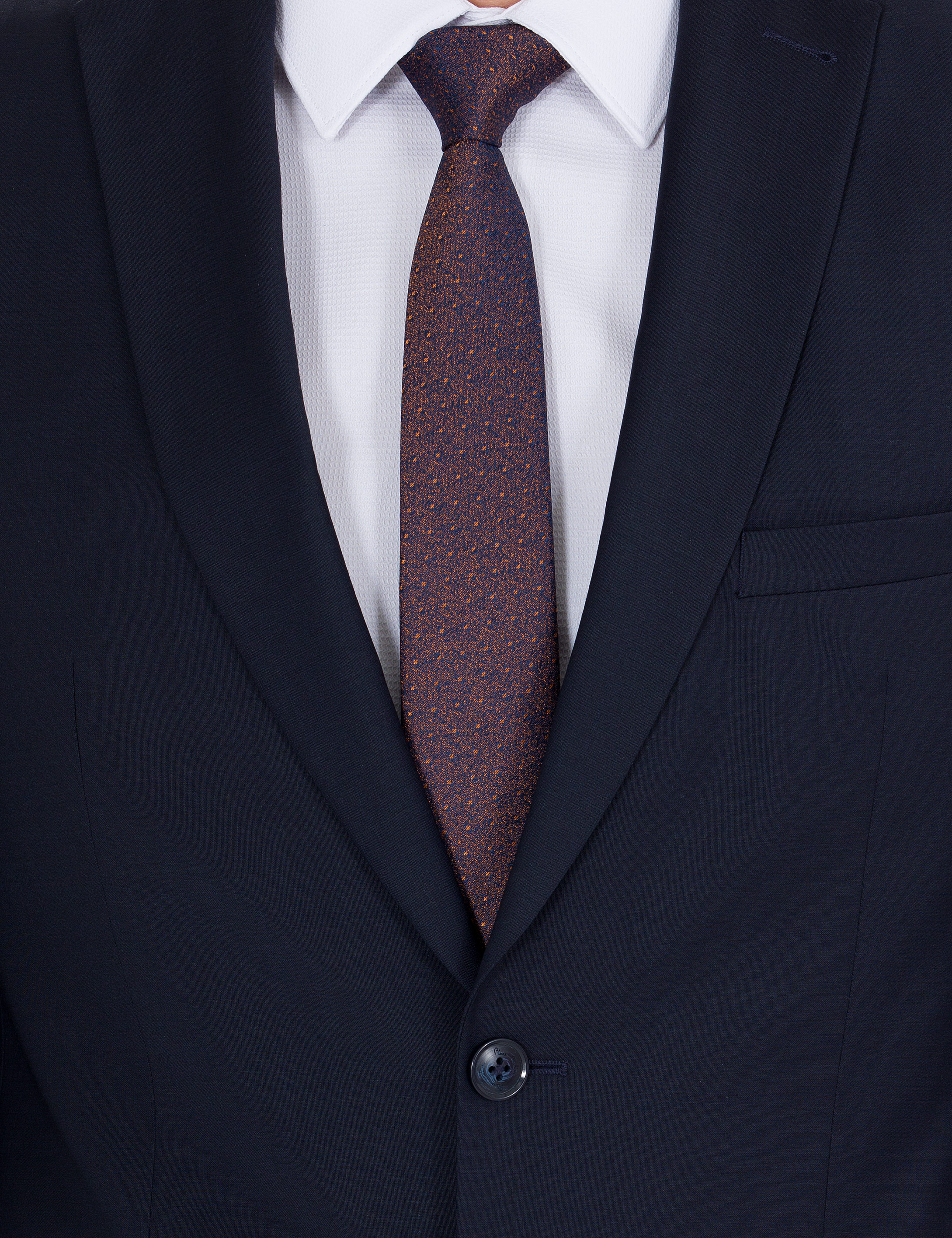 Lacivert Slim Fit Ceket - Image 5