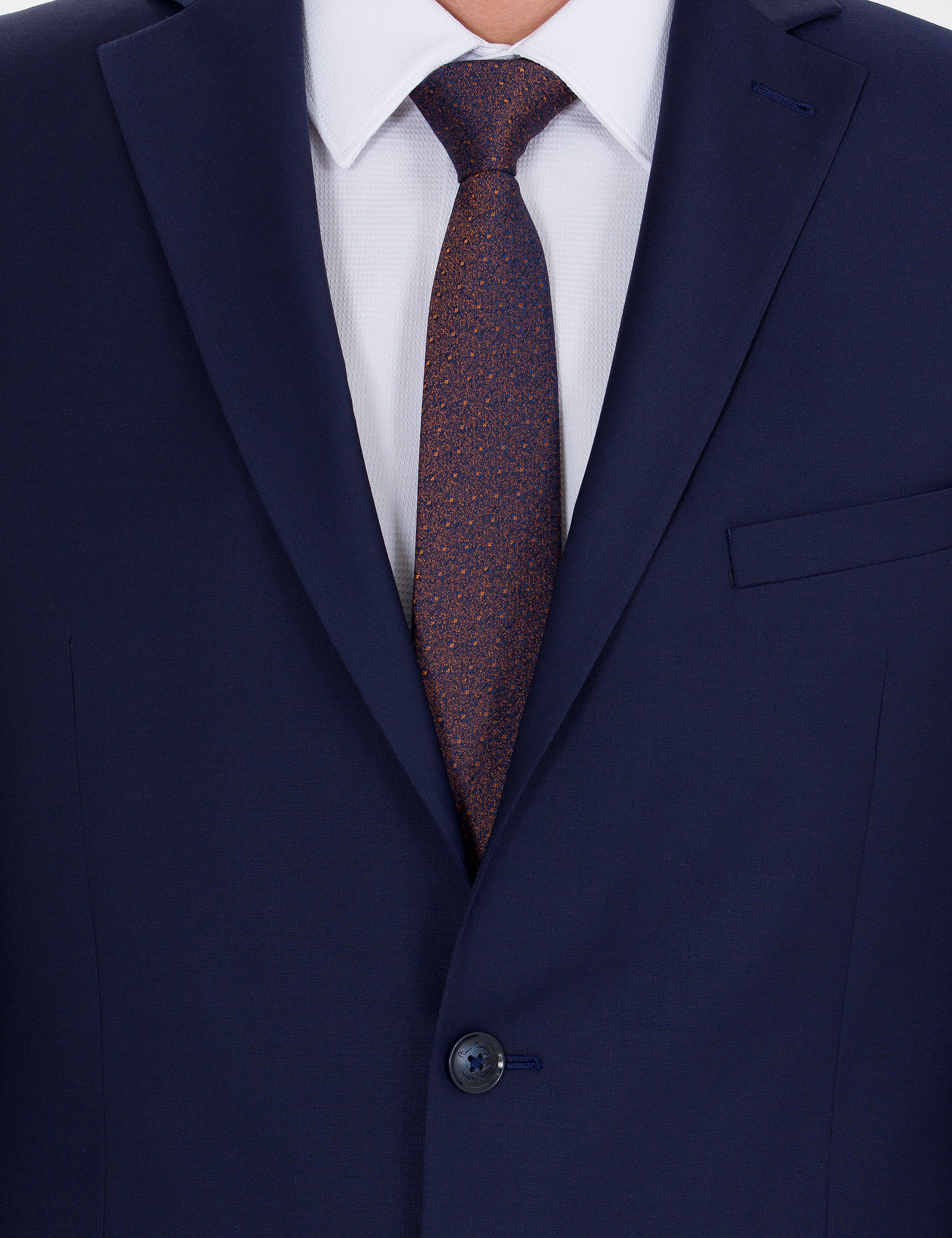 Açık Lacivert Slim Fit Ceket - Image 6