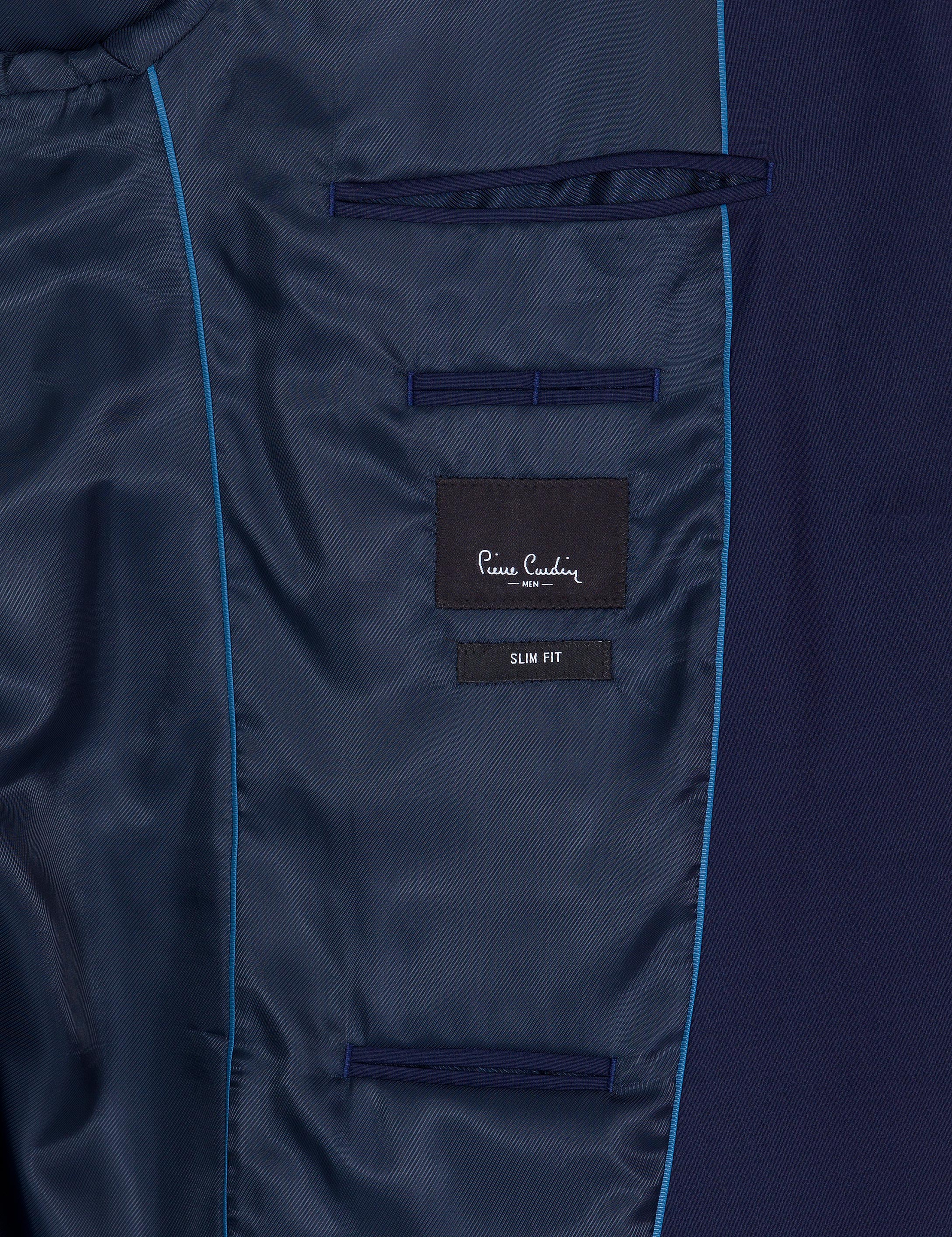 Açık Lacivert Slim Fit Ceket - Image 7