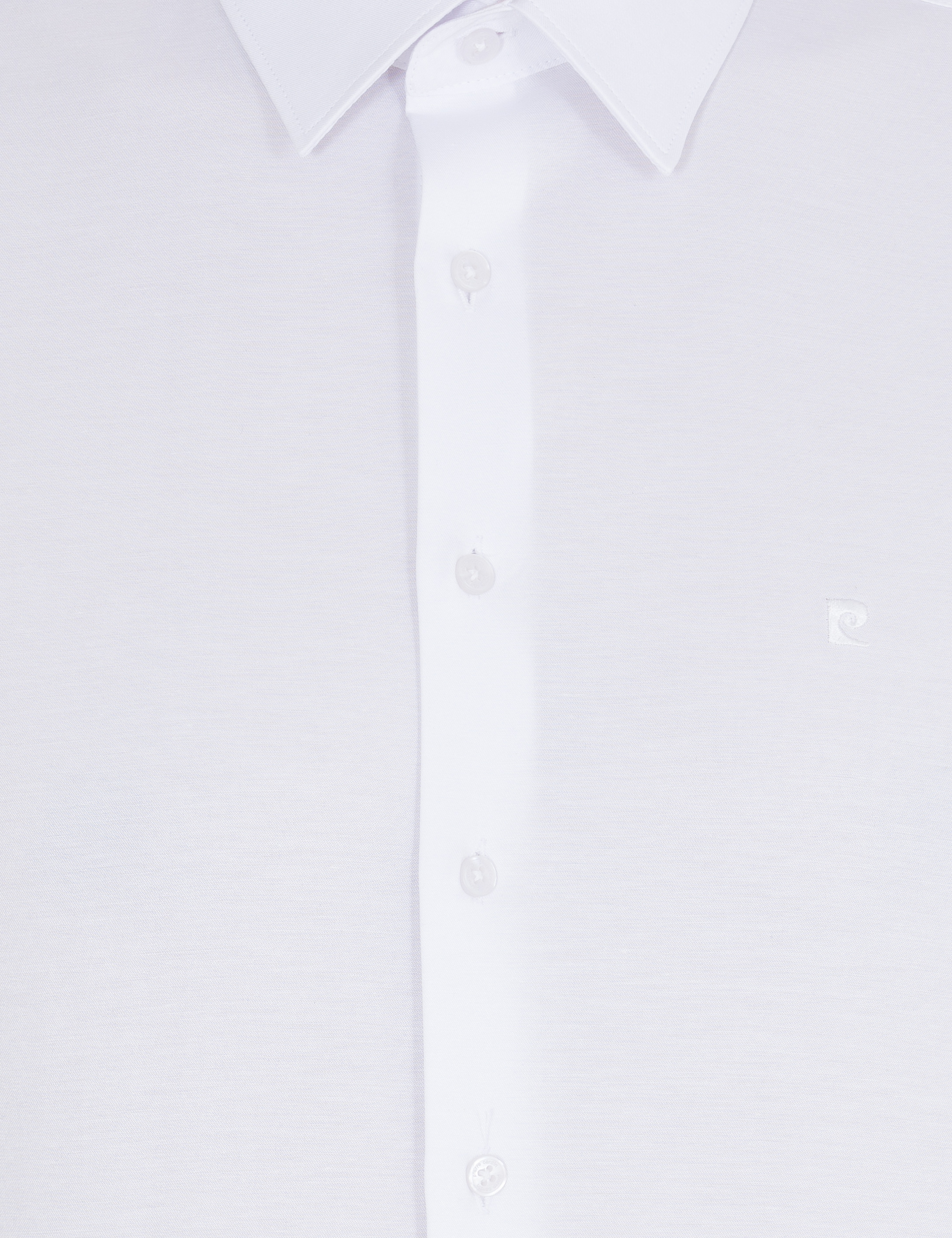 Beyaz Slim Fit Uzun Kollu Klasik Gömlek - Image 6