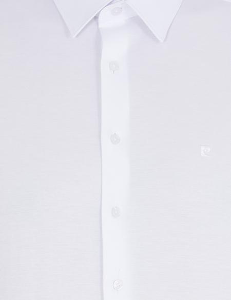 Beyaz Slim Fit Uzun Kollu Klasik Gömlek - 50268187006