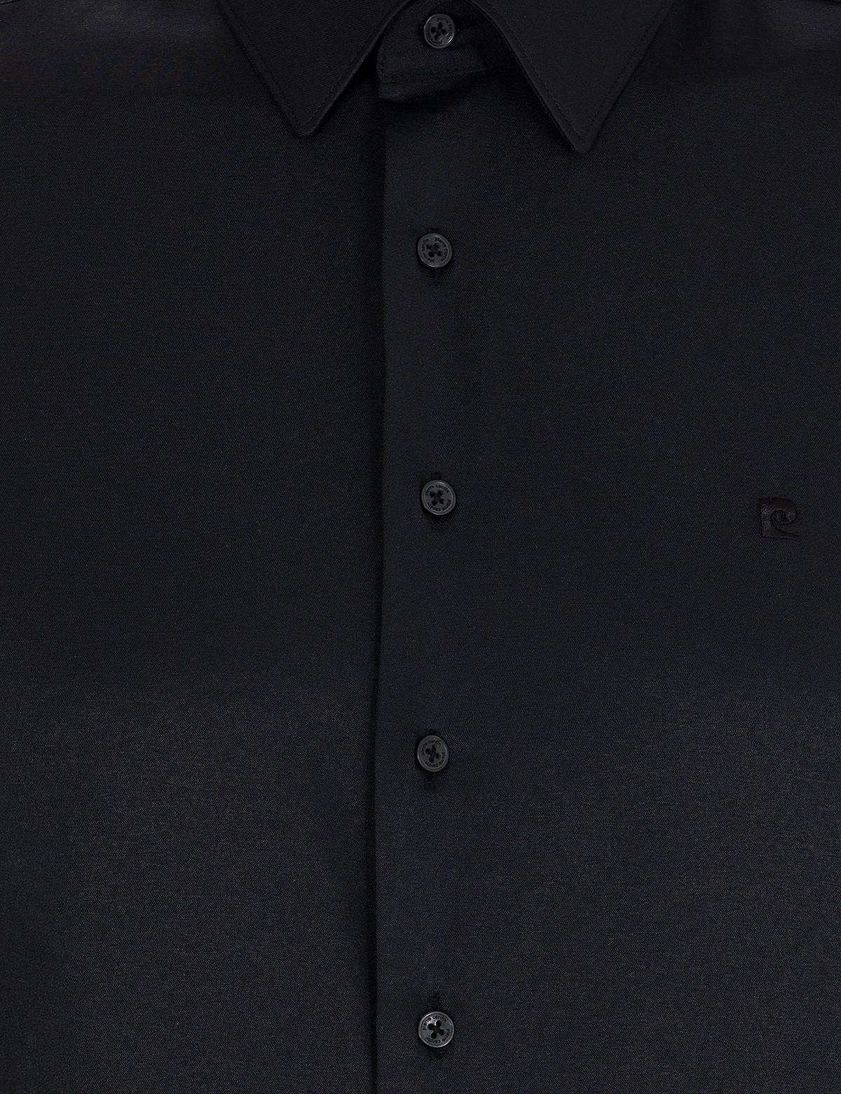 Siyah Slim Fit Uzun Kollu Klasik Gömlek - 50268187015