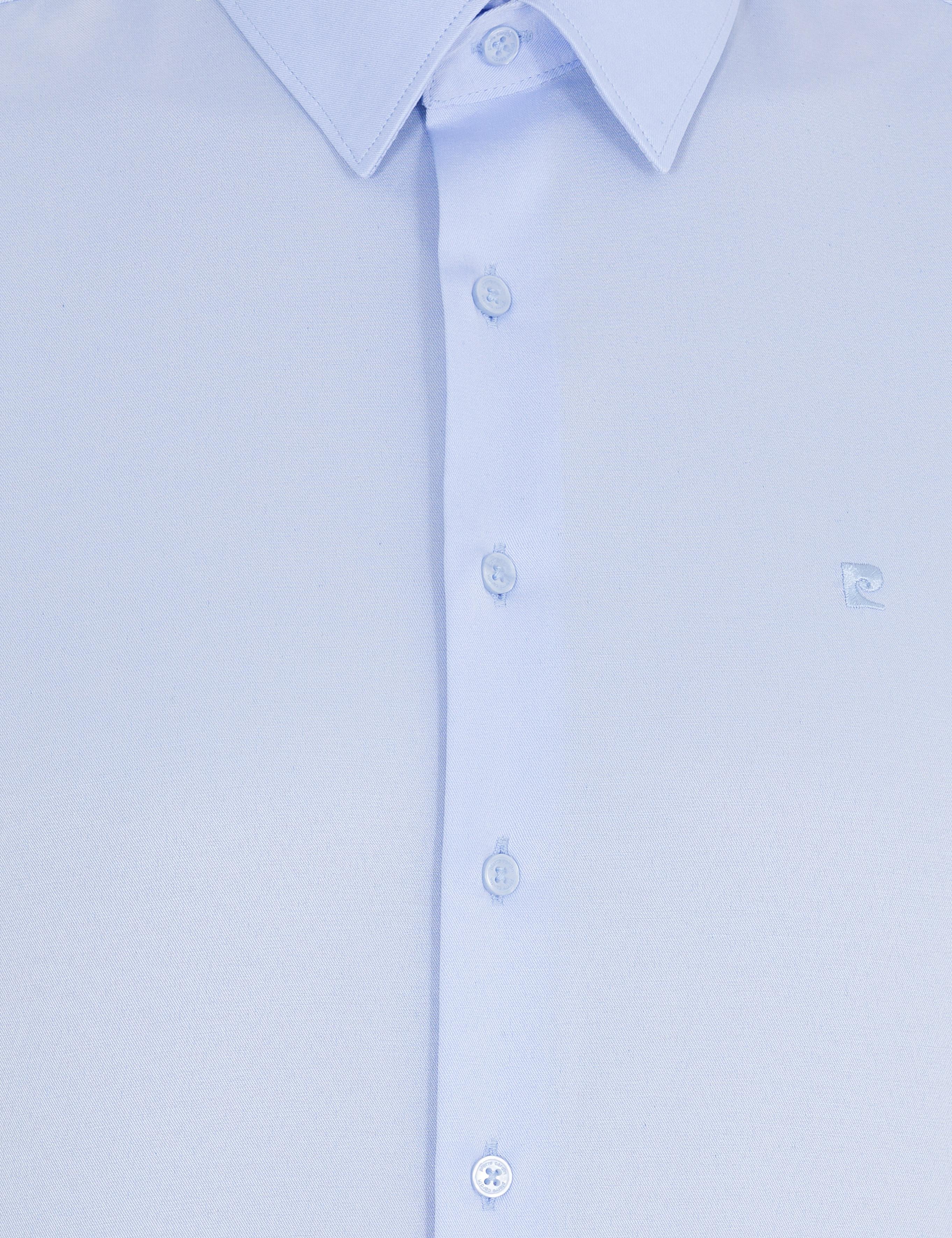 Açık Mavi Slim Fit Uzun Kollu Klasik Gömlek