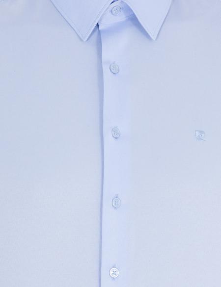 Açık Mavi Slim Fit Uzun Kollu Klasik Gömlek - 50268187024