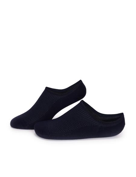 Erkek Lacivert Sneakers Çorap - 50272776003