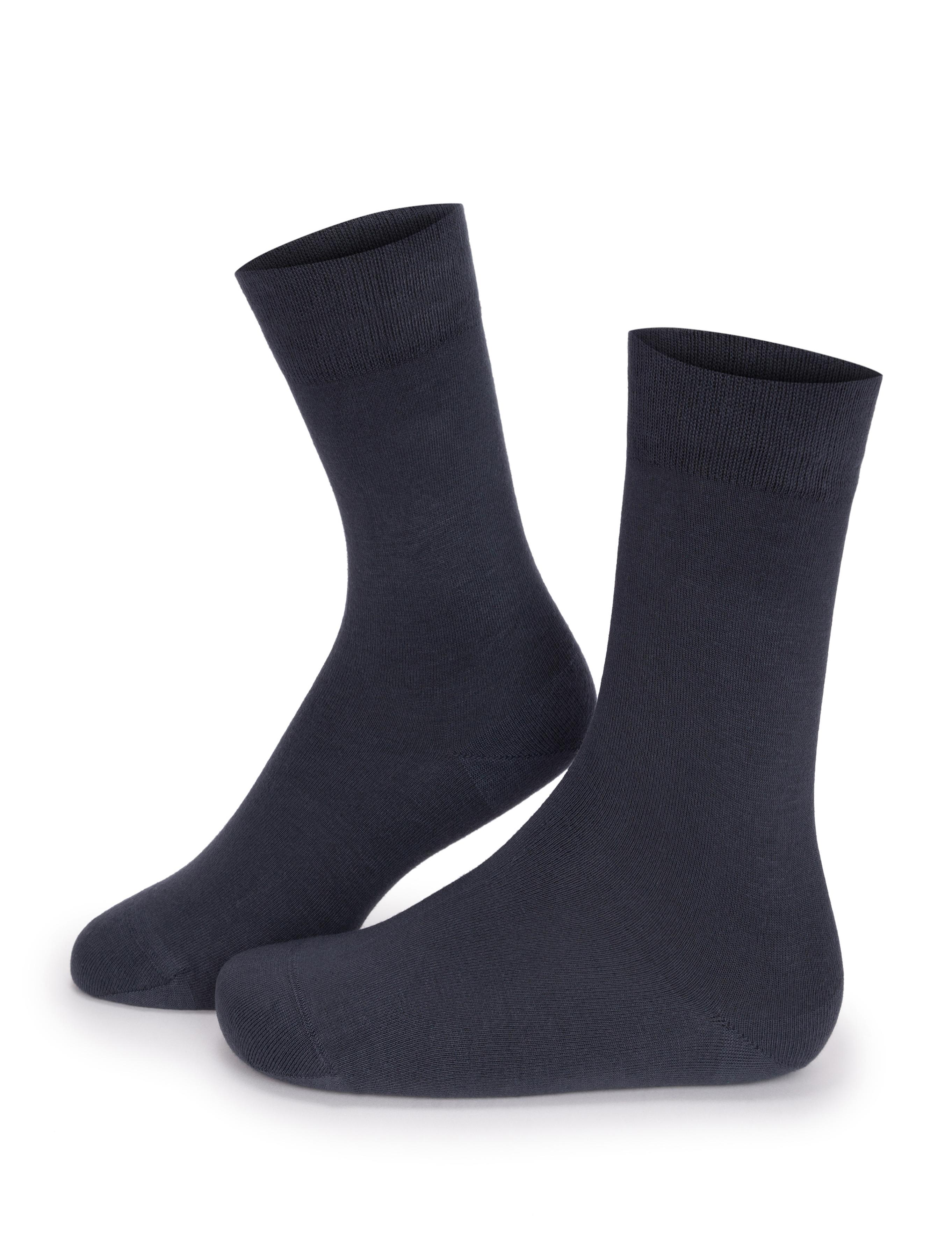 Erkek Bambu Karışımlı Antrasit Soket Basic Çorap