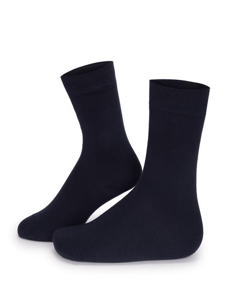 Erkek Bambu Karışımlı Lacivert Soket Basic Çorap - 50272775003