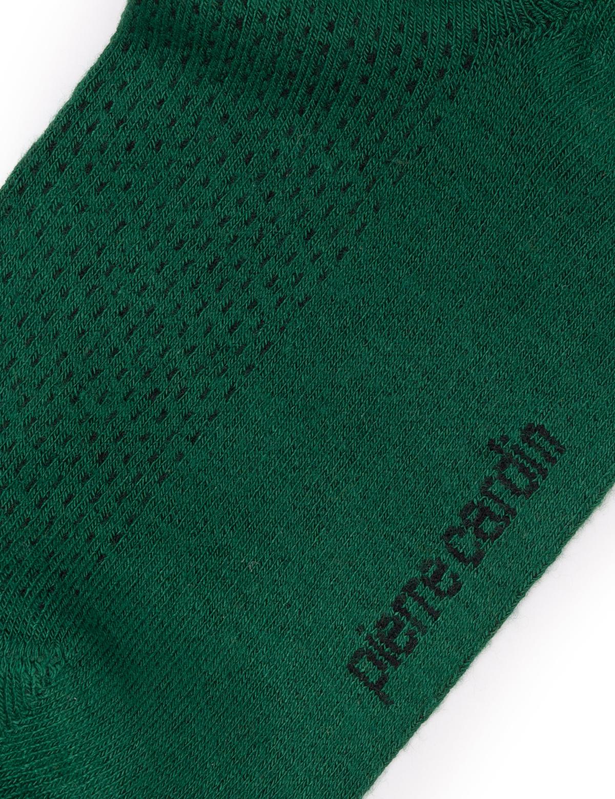 Erkek Yeşil Sneakers Çorap - 50272776004