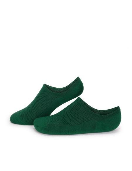 Erkek Yeşil Sneakers Çorap - 50272776004