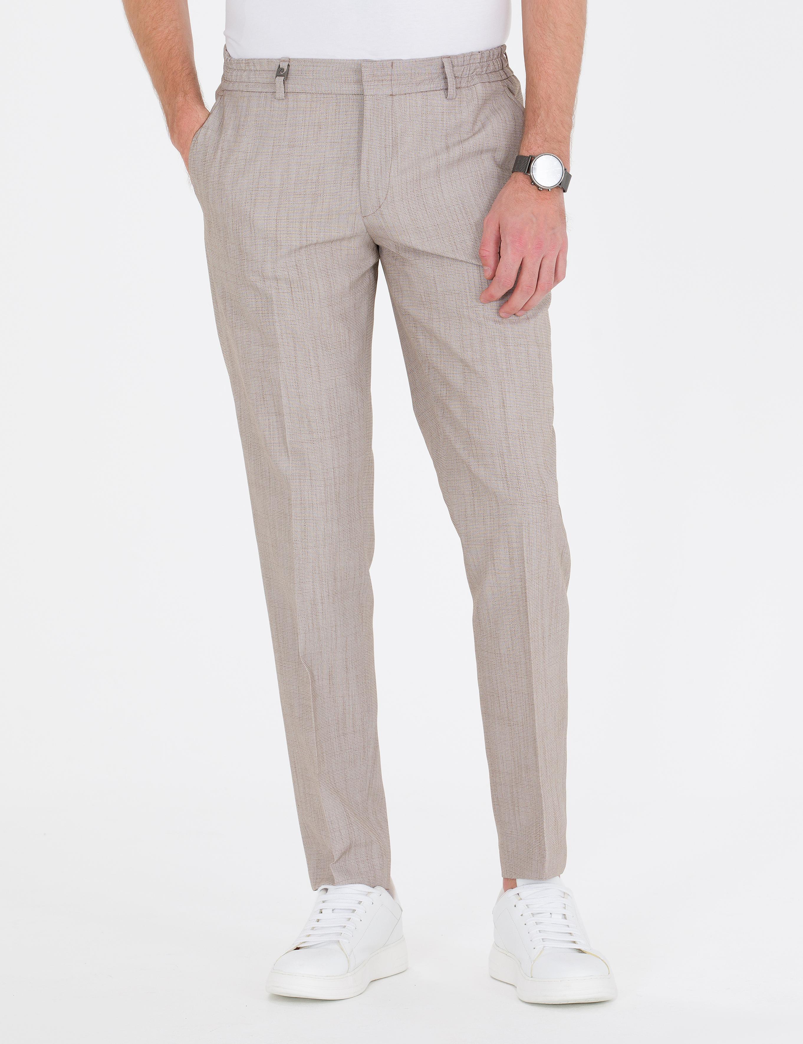 Açık Kahverengi Ex. Slim Fit Kumaş Pantolon