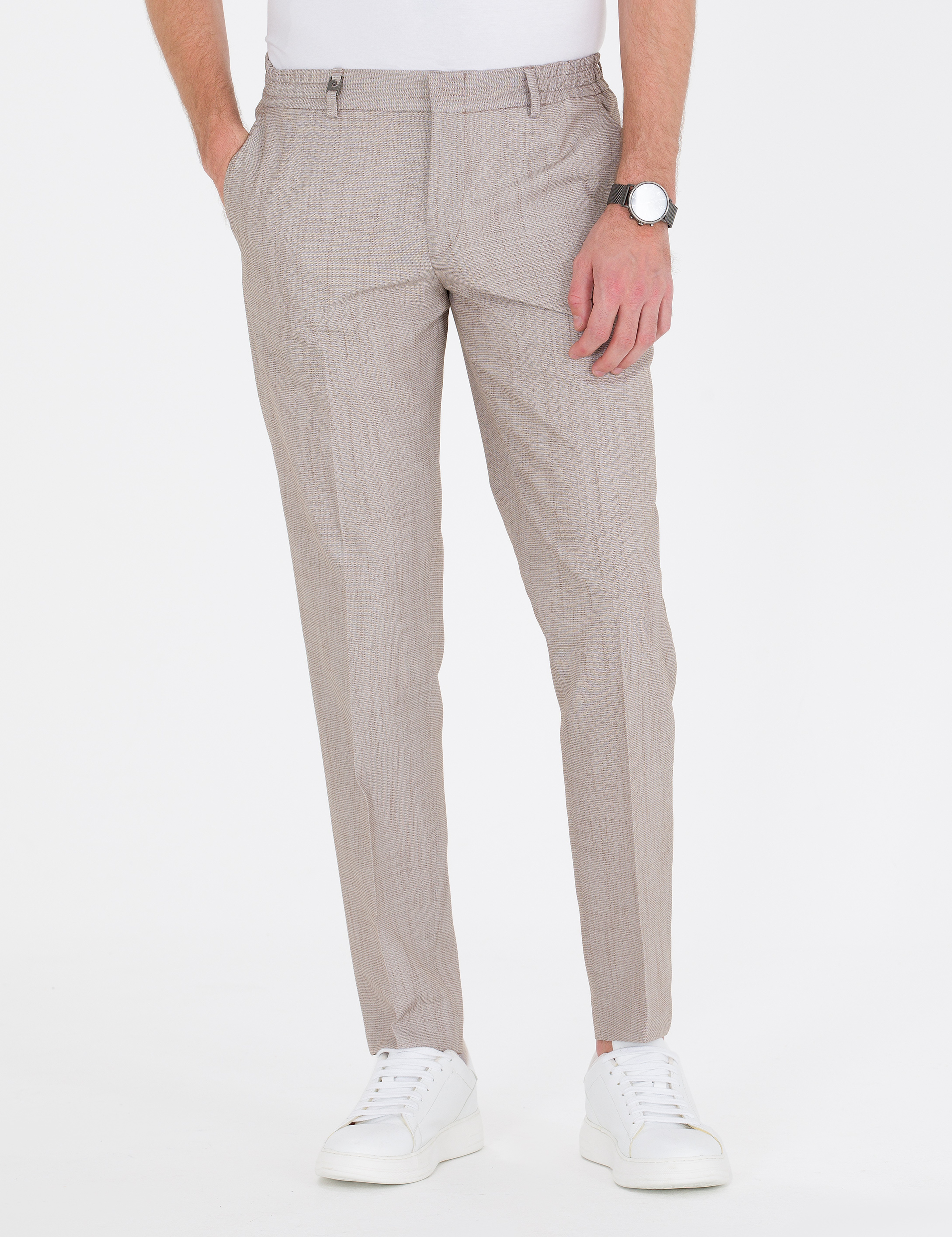 Açık Kahverengi Ex. Slim Fit Kumaş Pantolon - Image 2