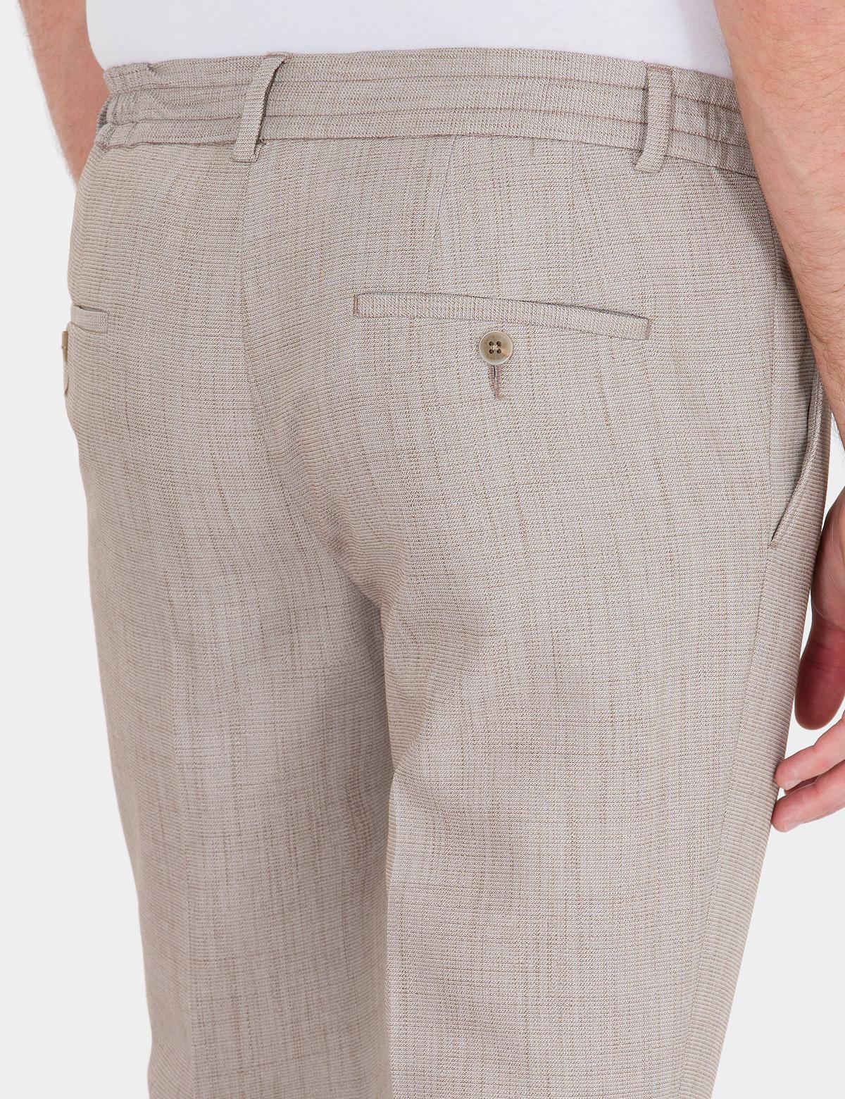 Açık Kahverengi Ex. Slim Fit Kumaş Pantolon - 50251336039