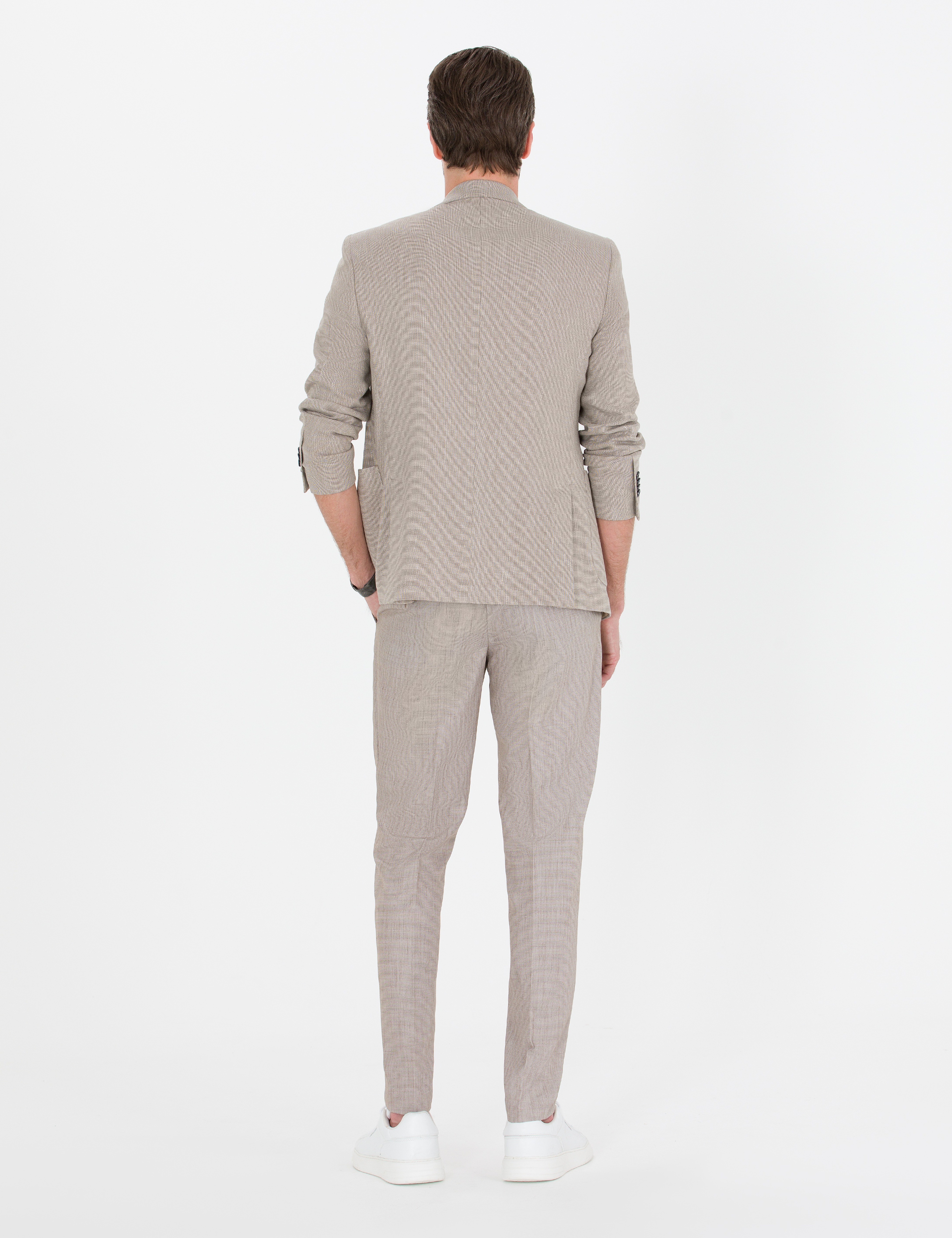 Açık Kahverengi Ex. Slim Fit Kumaş Pantolon