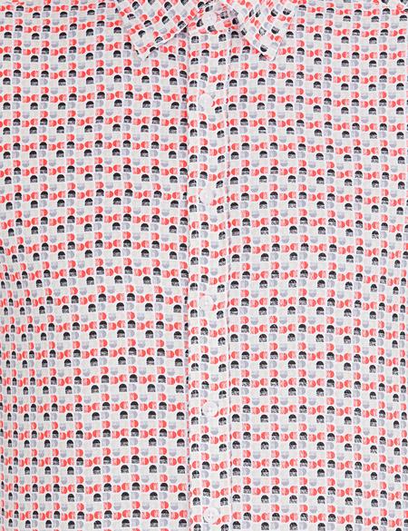 Nar Çiçeği Slim Fit Uzun Kollu Gömlek - 50264910036