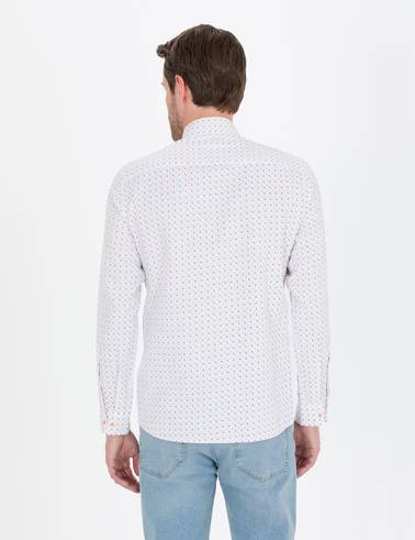 Pembe Slim Fit Uzun Kollu Gömlek