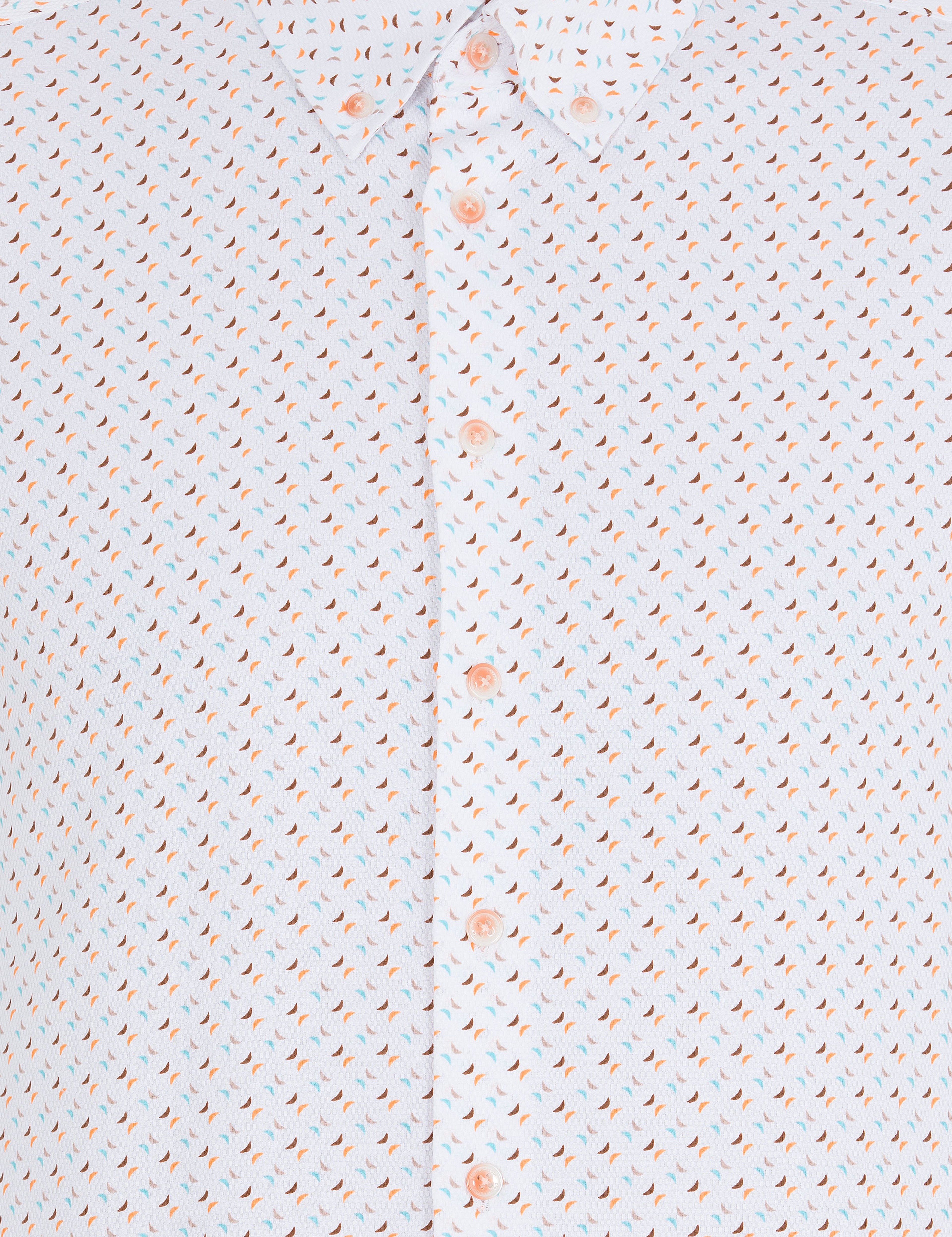 Pembe Slim Fit Uzun Kollu Gömlek - Image 6