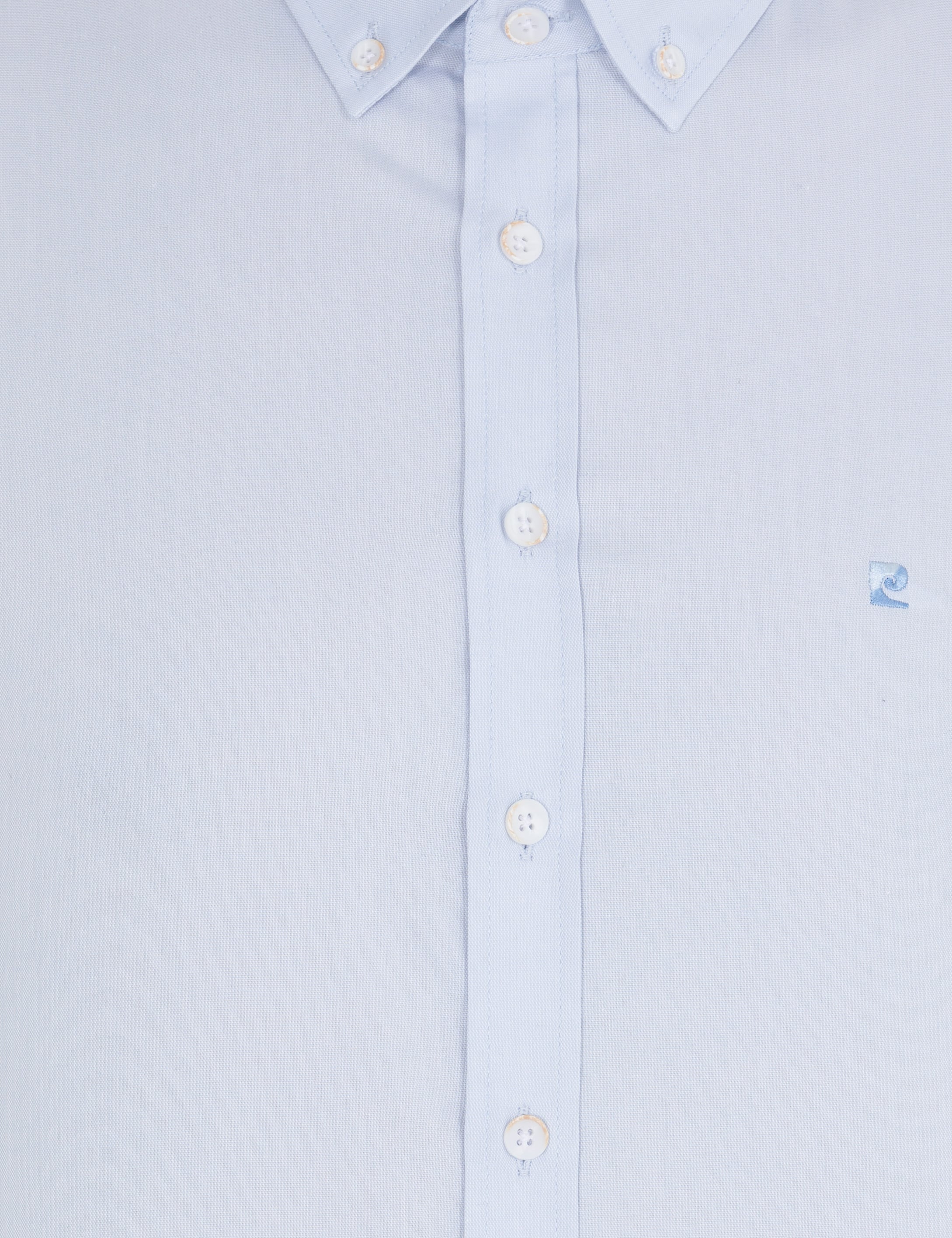 Açık Mavi Slim Fit Uzun Kollu Gömlek